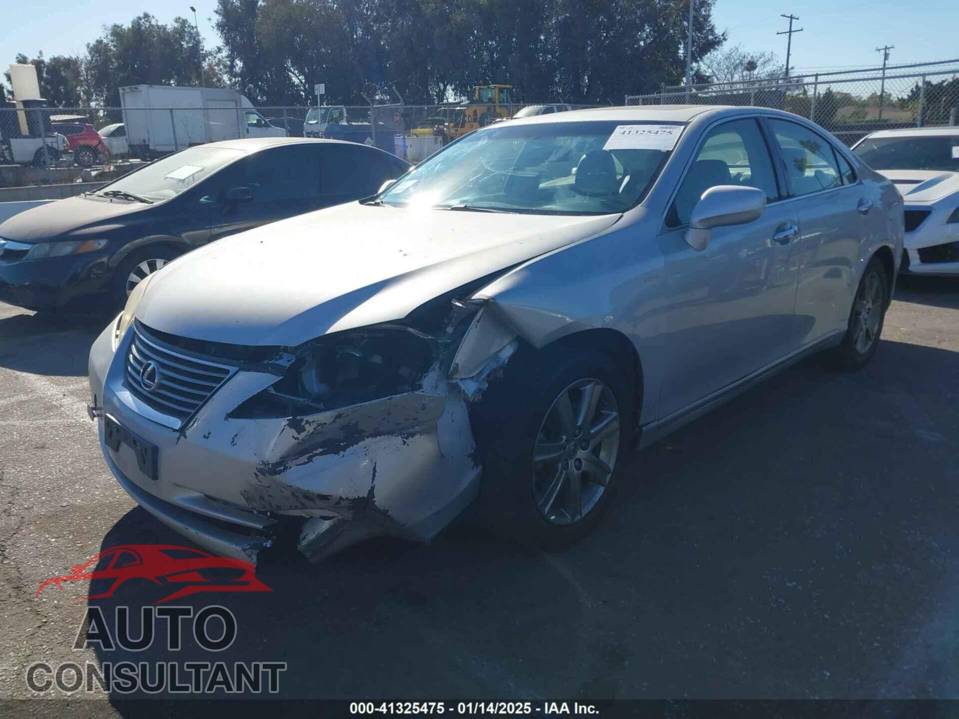 LEXUS ES 2009 - JTHBJ46G492285576