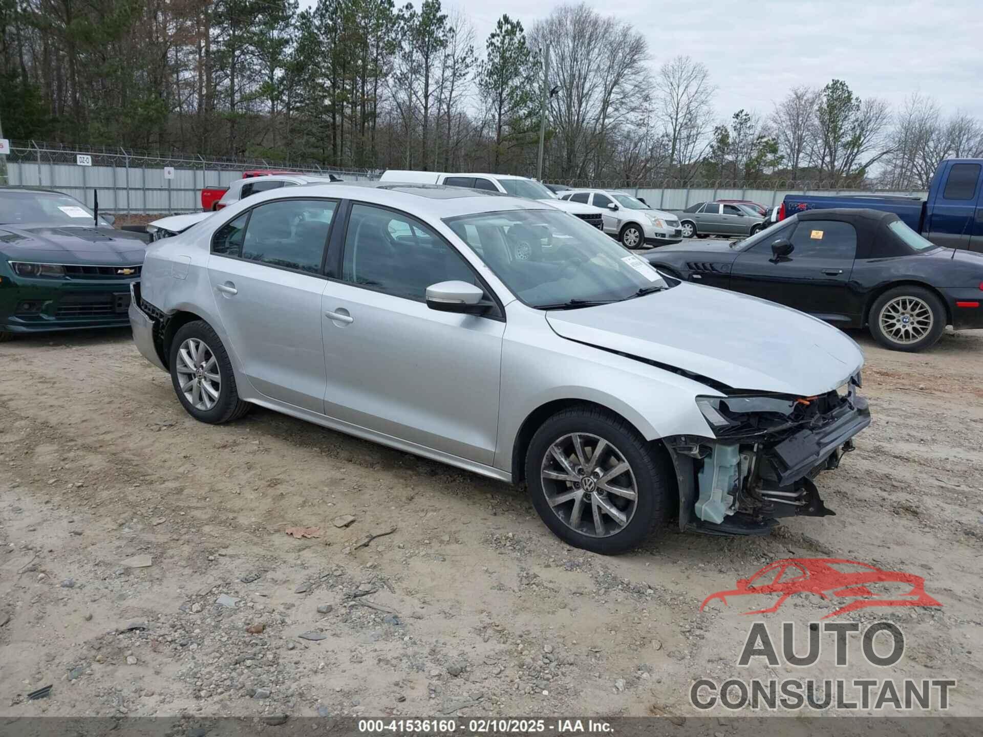 VOLKSWAGEN JETTA 2012 - 3VWDP7AJ8CM398134