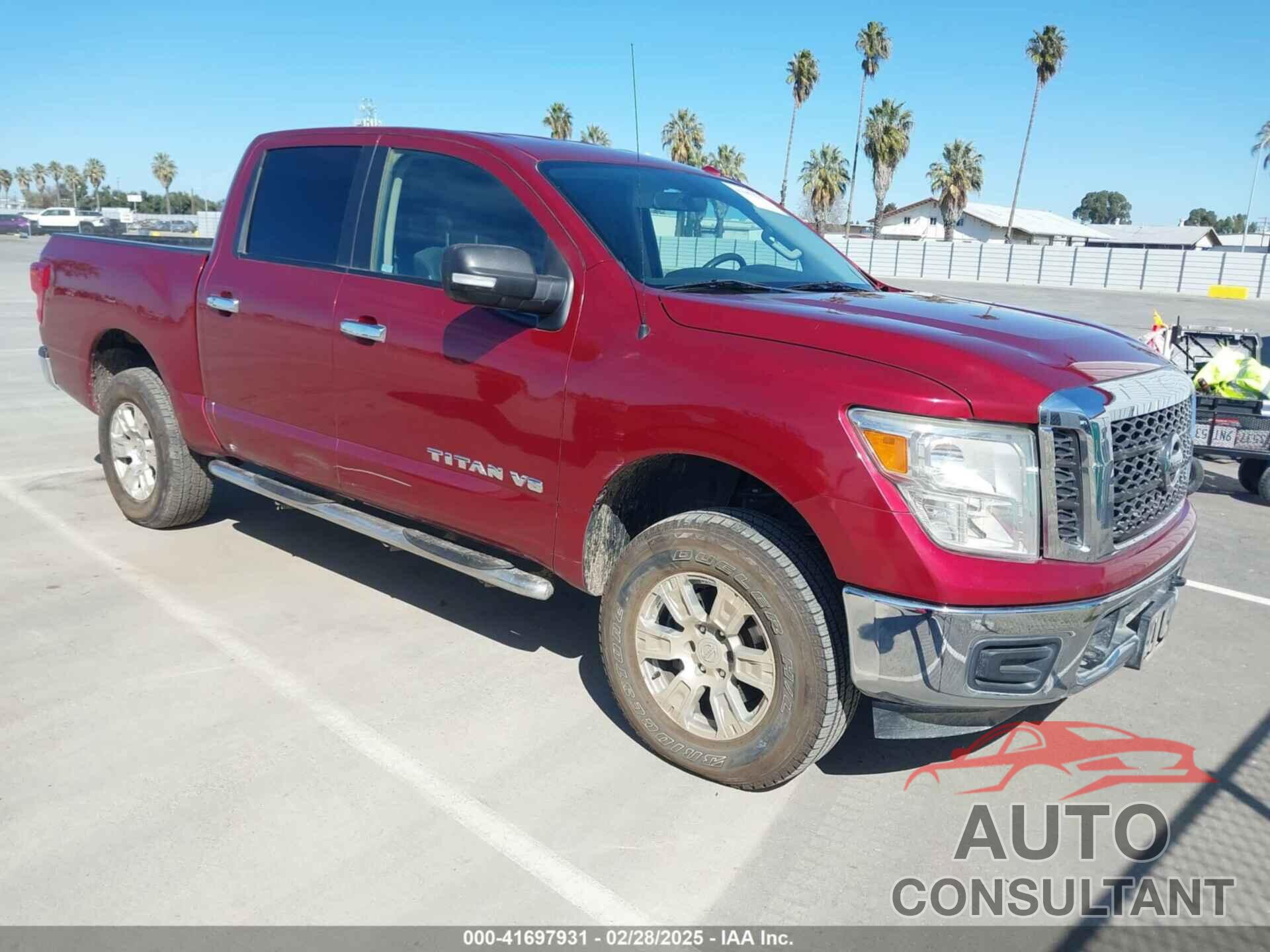 NISSAN TITAN 2018 - 1N6AA1EJ8JN500353