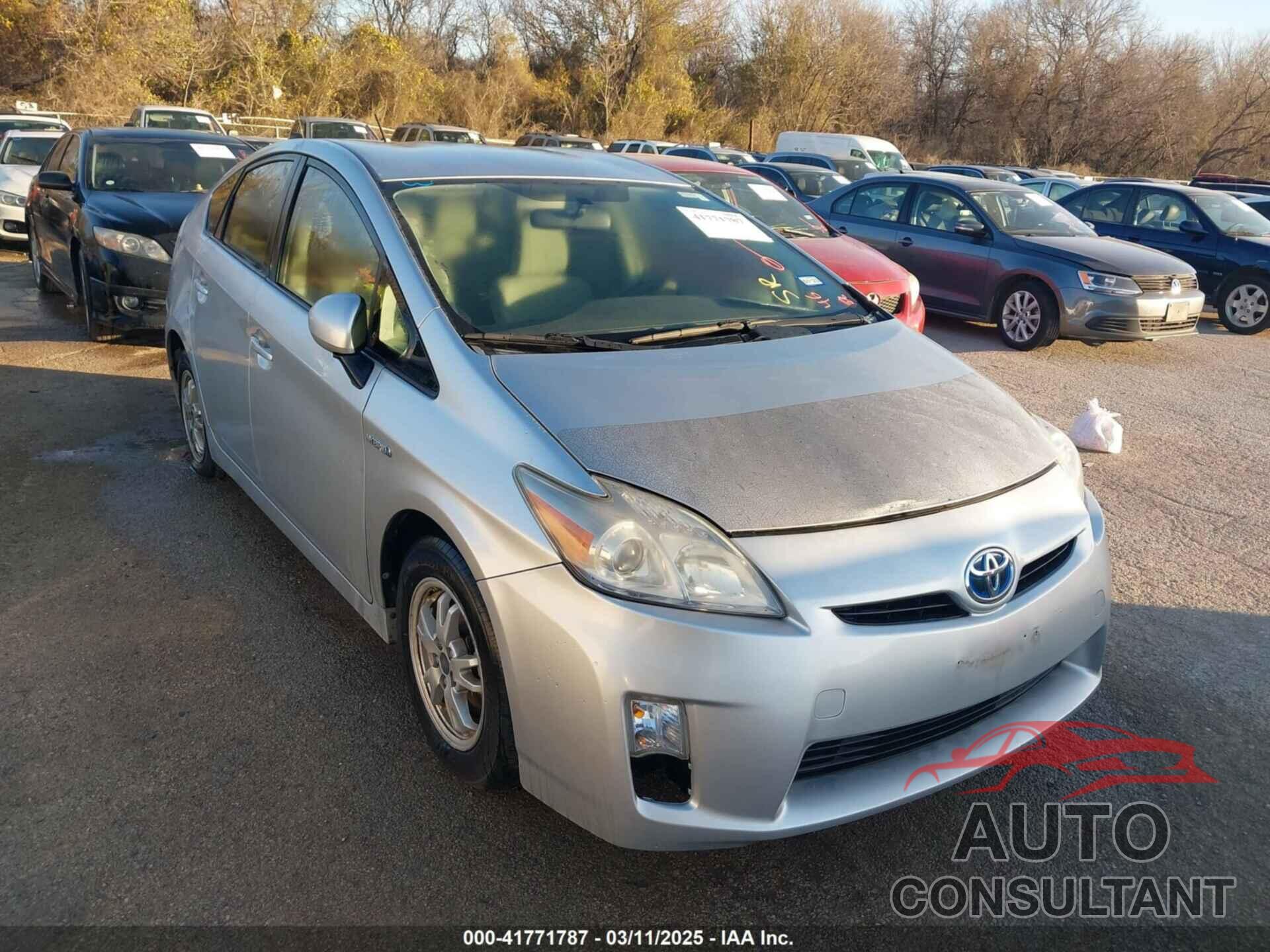 TOYOTA PRIUS 2010 - JTDKN3DU8A0003349