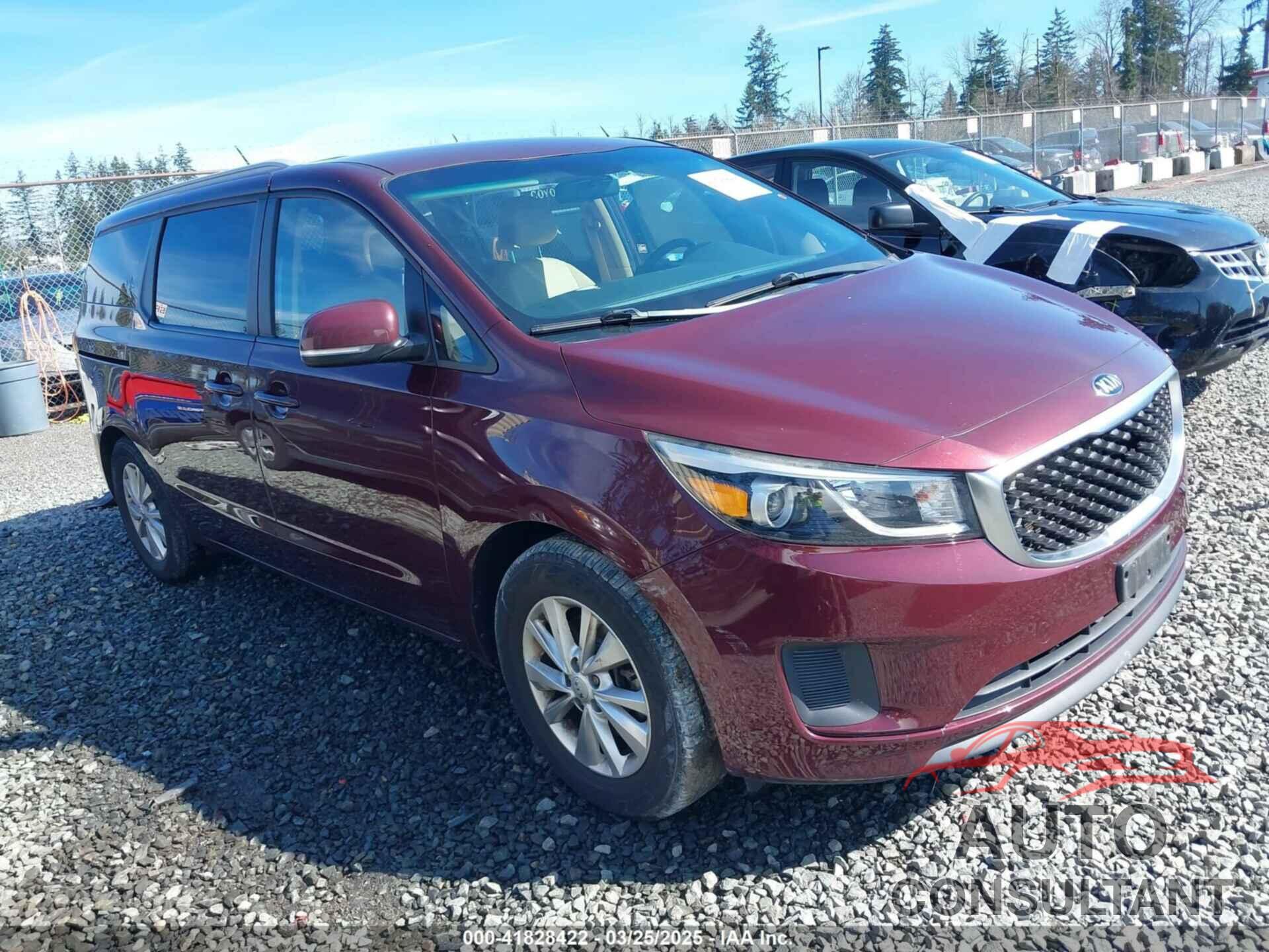 KIA SEDONA 2015 - KNDMB5C11F6019384