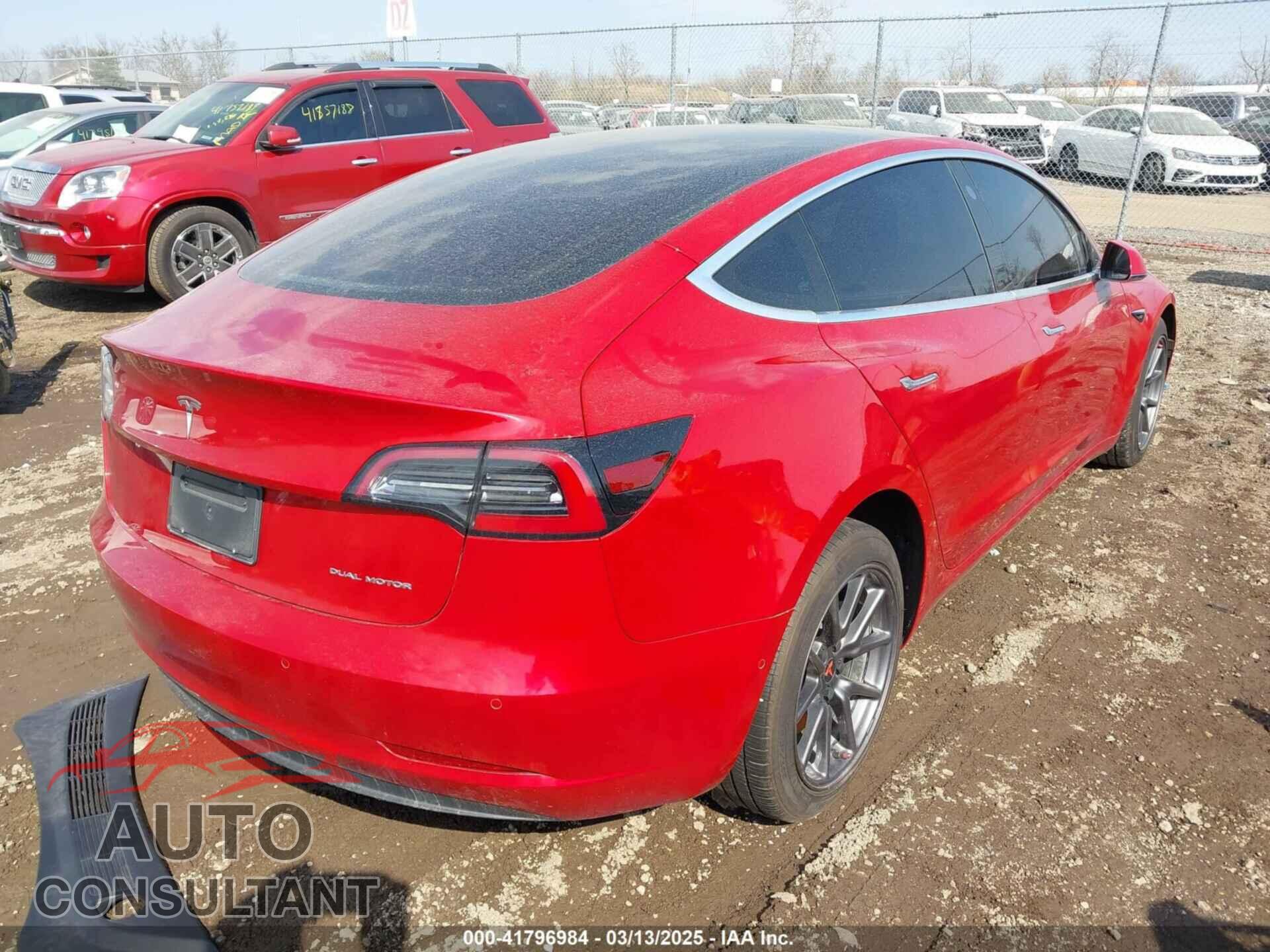 TESLA MODEL 3 2019 - 5YJ3E1EB4KF361248