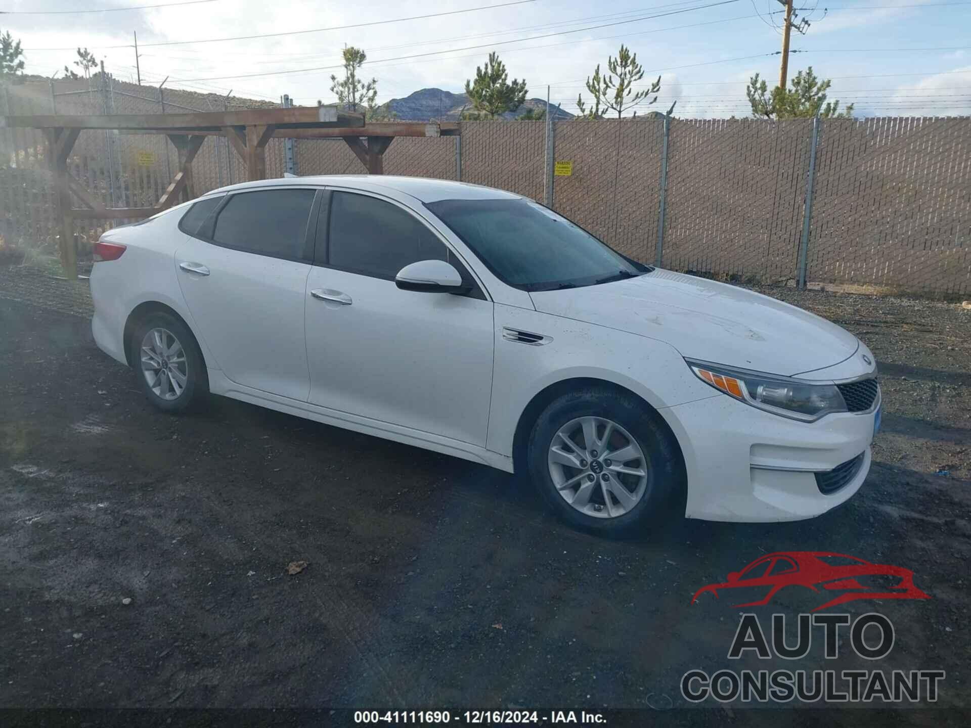 KIA OPTIMA 2016 - KNAGT4L31G5073116