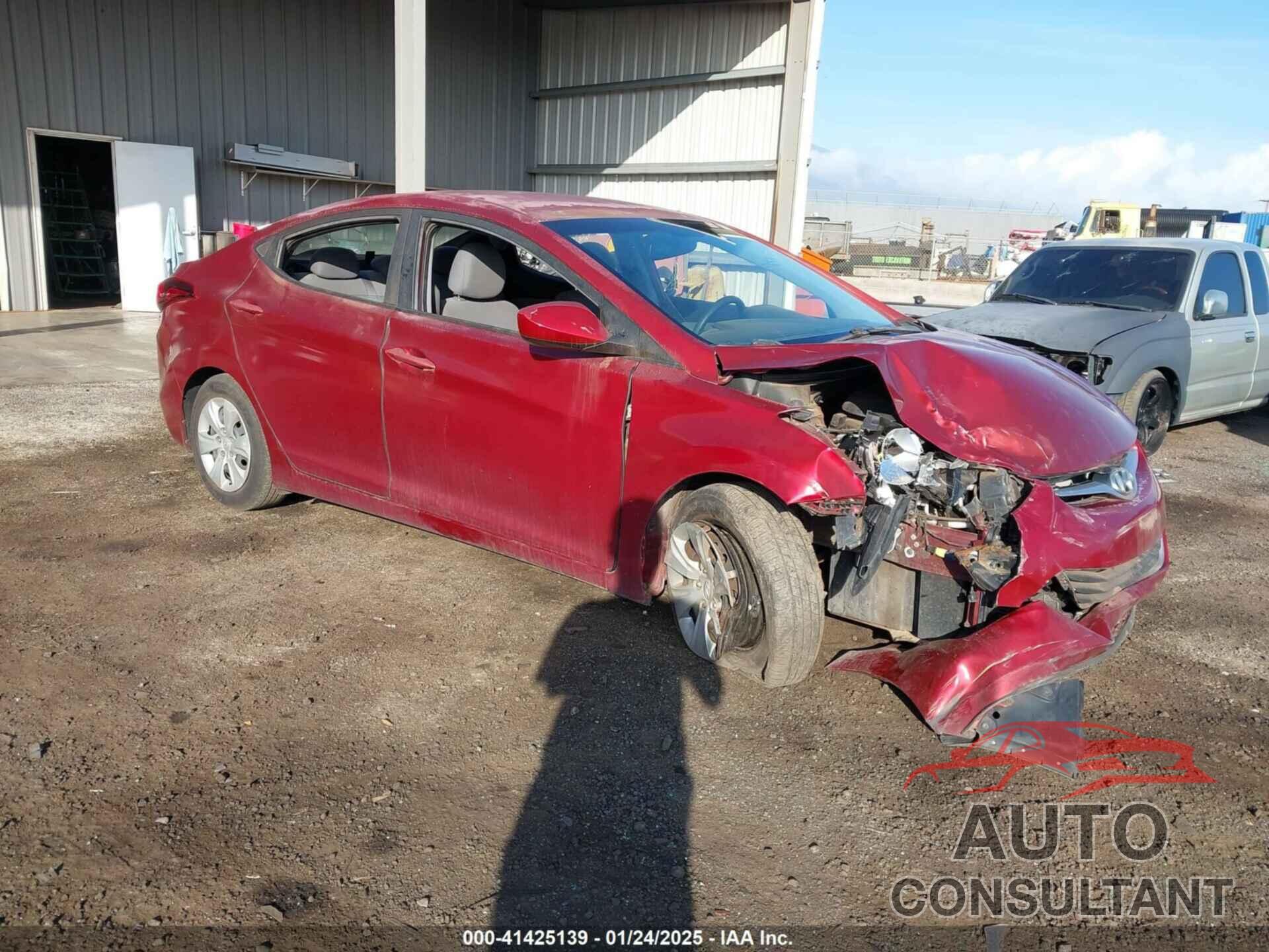 HYUNDAI ELANTRA 2016 - 5NPDH4AE2GH767325