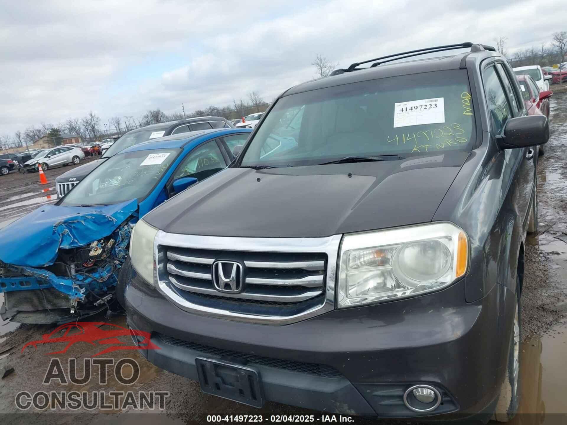HONDA PILOT 2012 - 5FNYF4H77CB015563