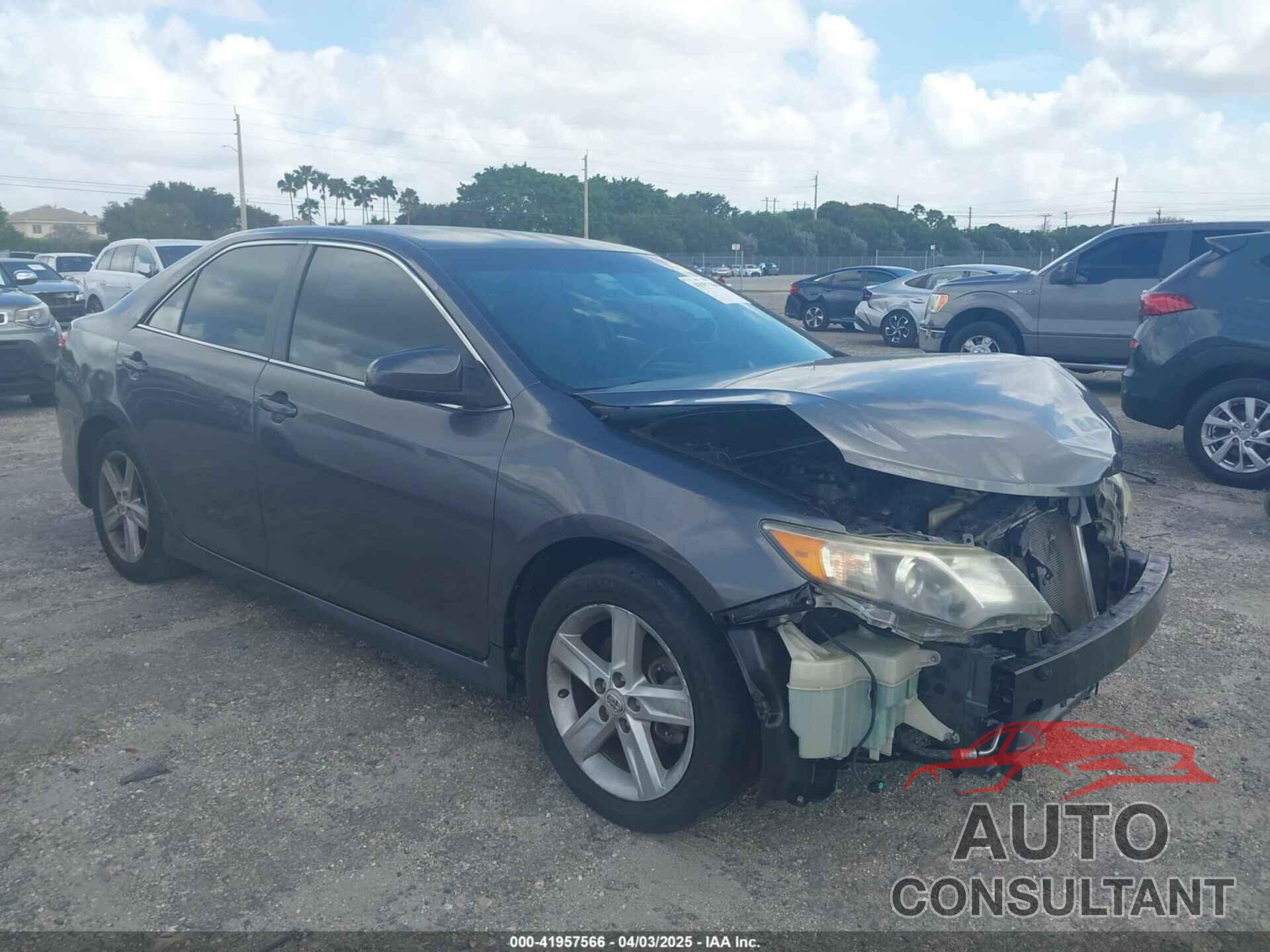 TOYOTA CAMRY 2012 - 4T1BF1FK1CU165165