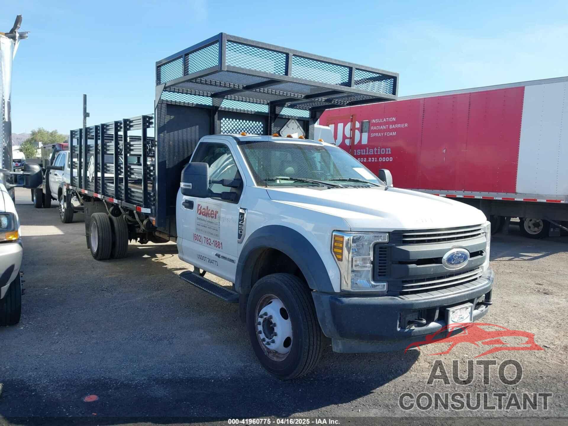 FORD F-450 CHASSIS 2018 - 1FDUF4GT4JDA01973