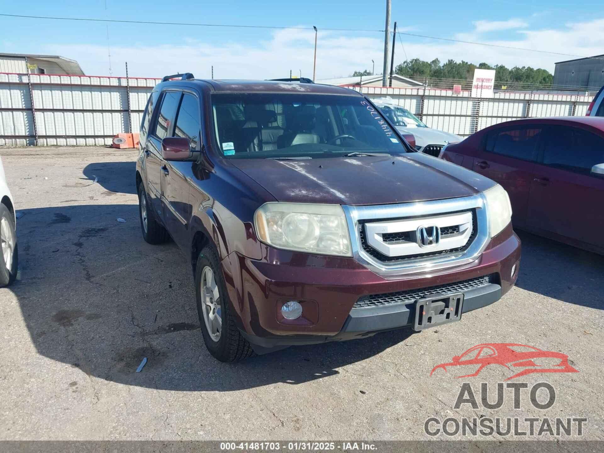 HONDA PILOT 2011 - 5FNYF3H52BB037882