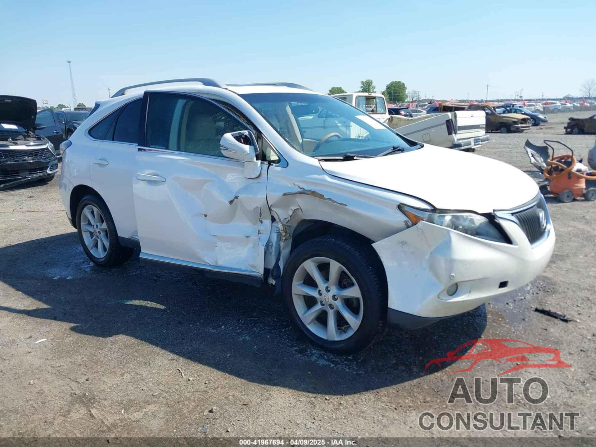LEXUS RX 350 2011 - 2T2ZK1BA1BC054523