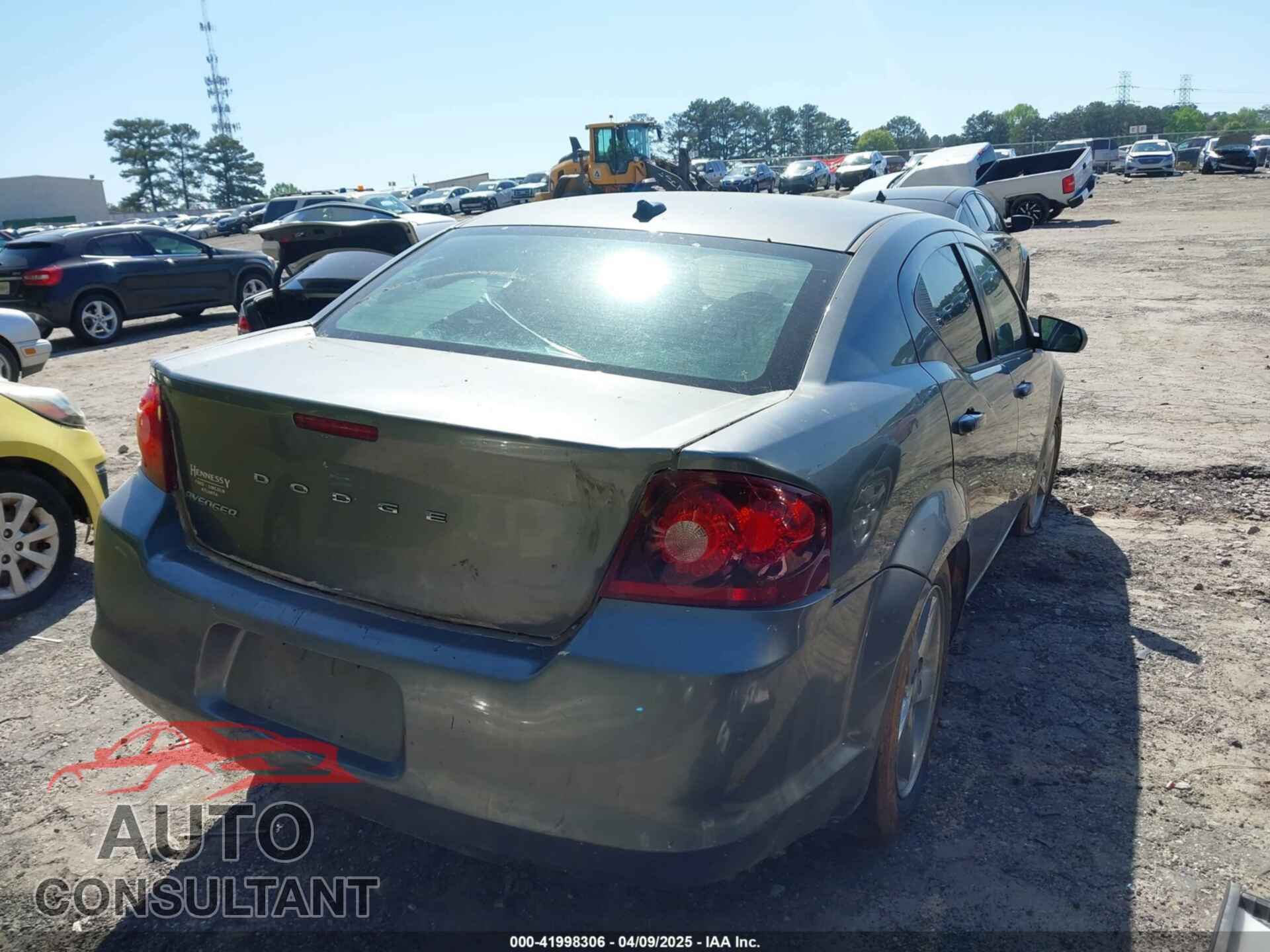 DODGE AVENGER 2013 - 1C3CDZAB1DN658140