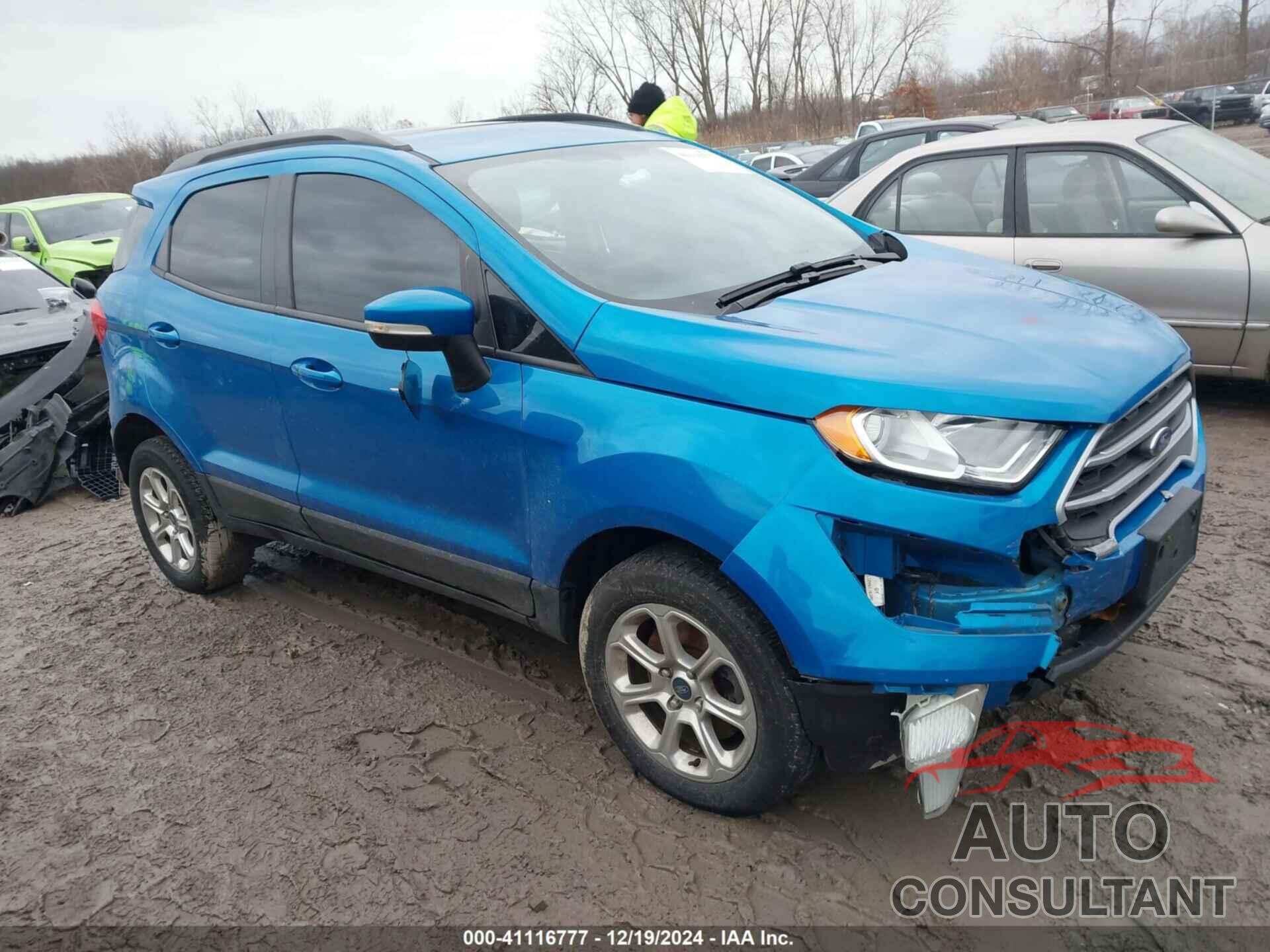 FORD ECOSPORT 2018 - MAJ6P1UL8JC236577