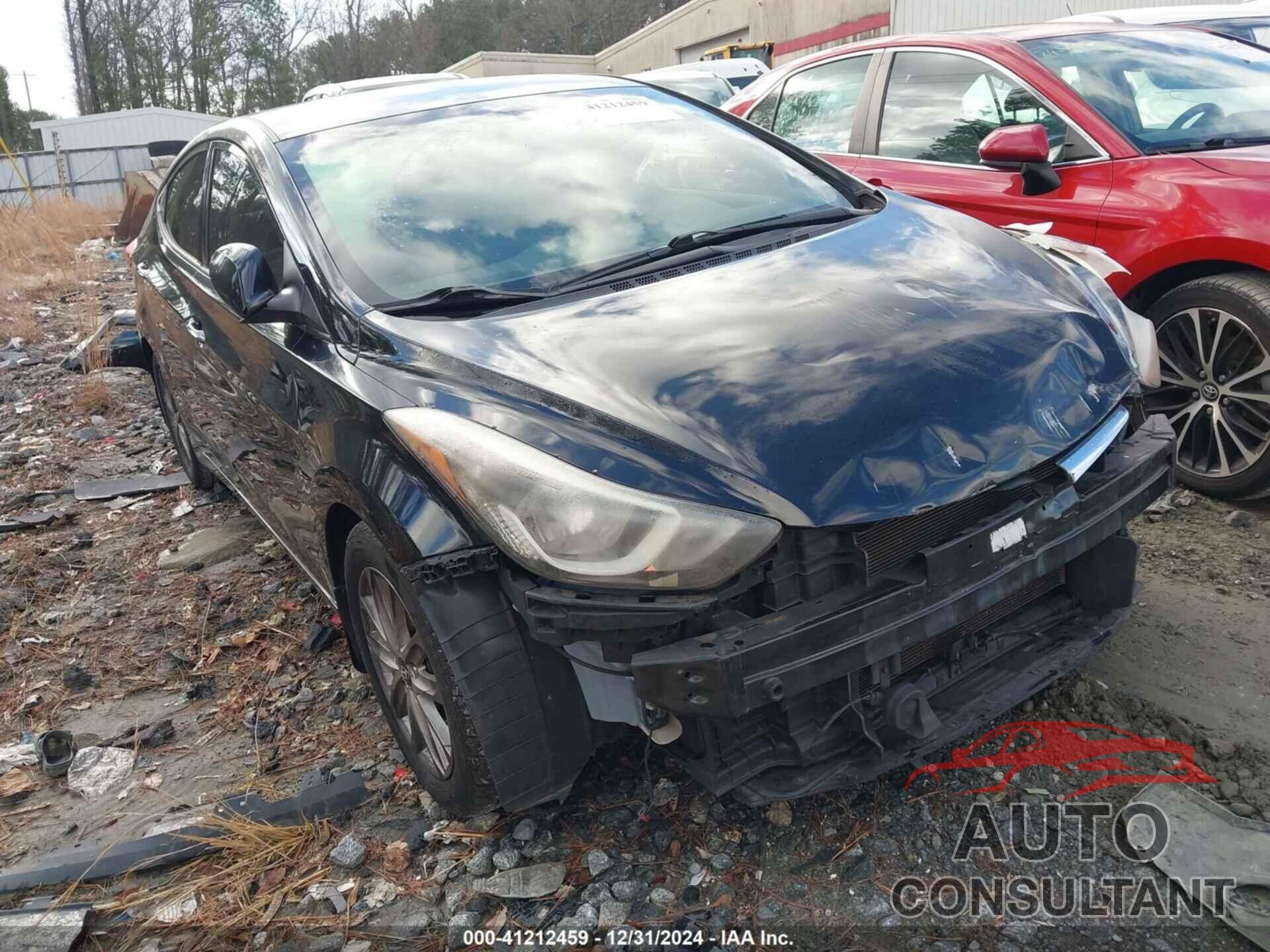 HYUNDAI ELANTRA 2014 - KMHDH4AE3EU084404