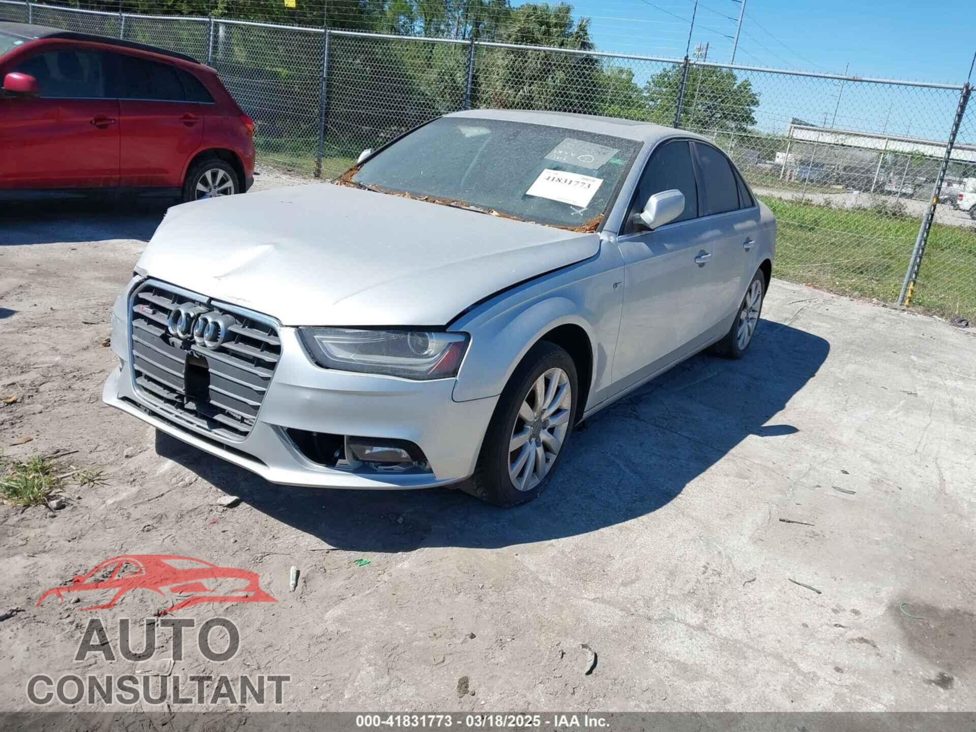 AUDI A4 2013 - WAUAFAFL7DN032380