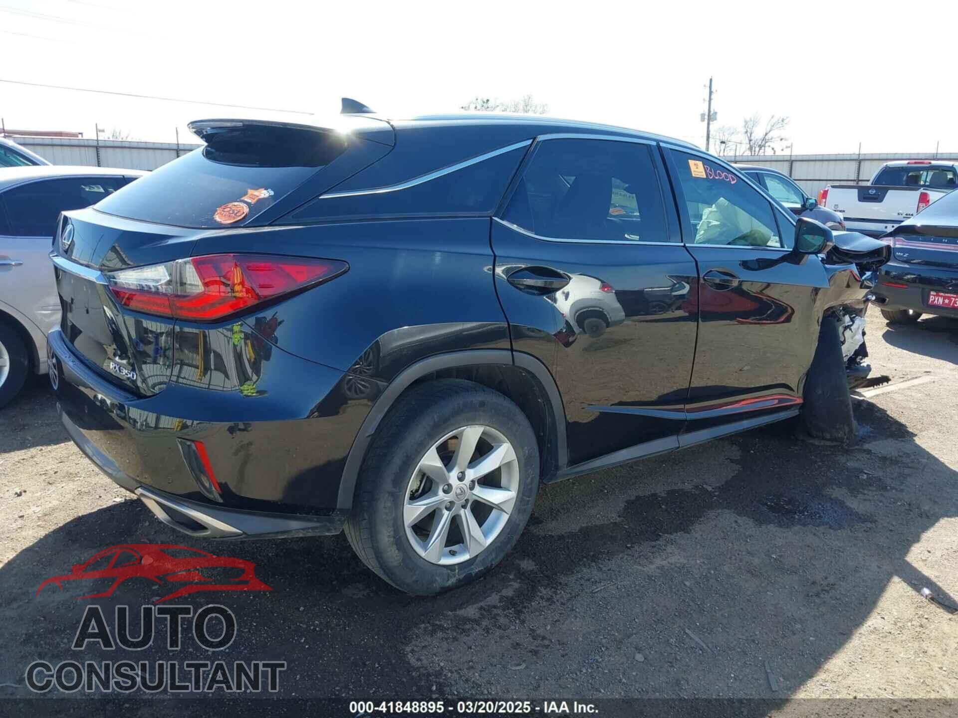 LEXUS RX 350 2017 - 2T2ZZMCAXHC061040