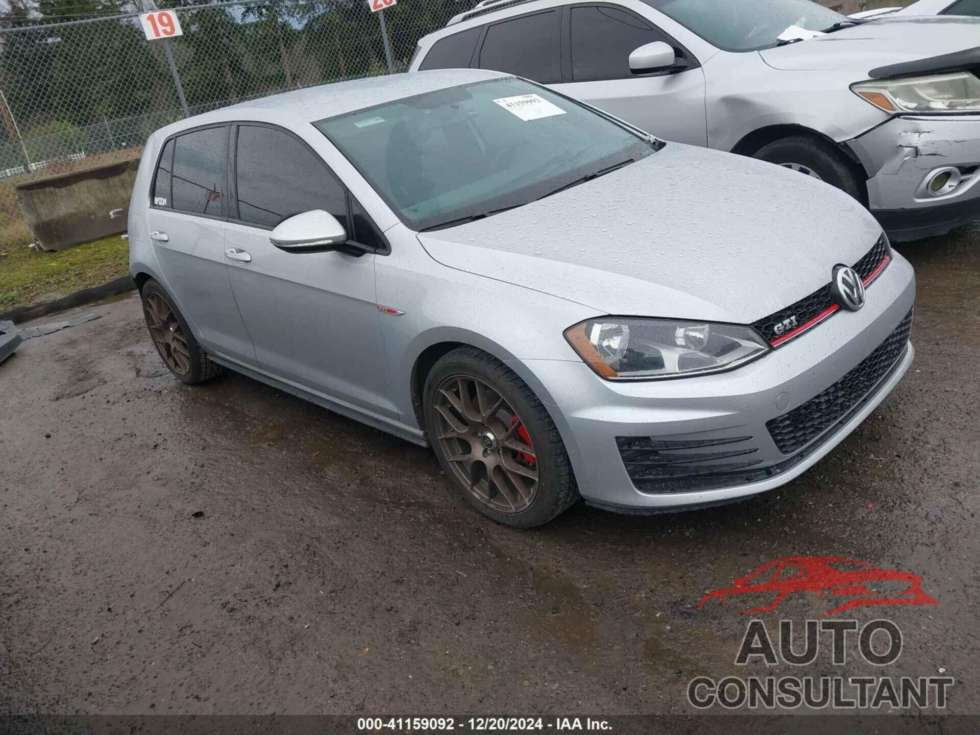 VOLKSWAGEN GOLF GTI 2017 - 3VW4T7AU5HM073406
