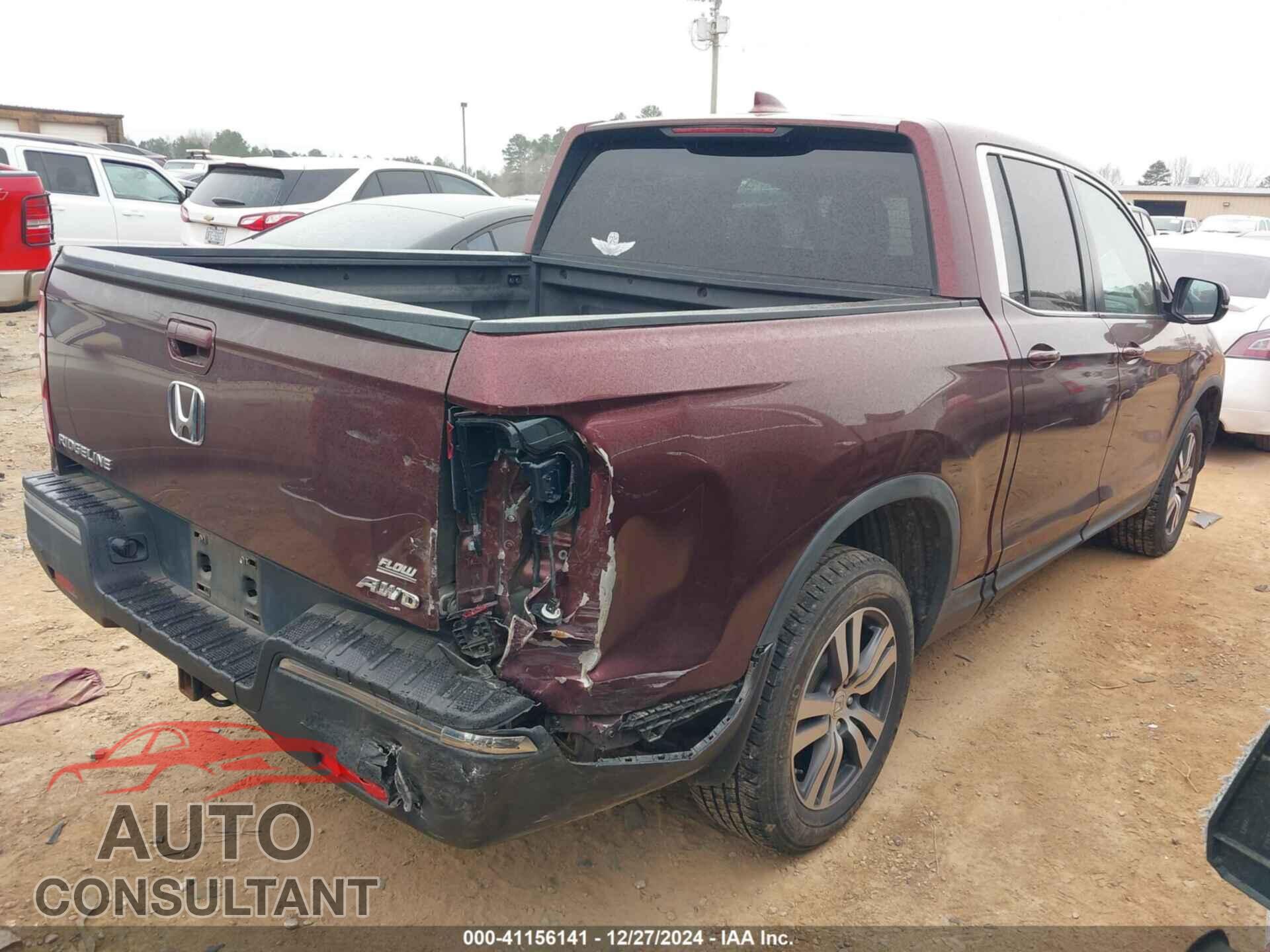 HONDA RIDGELINE 2017 - 5FPYK3F40HB037675