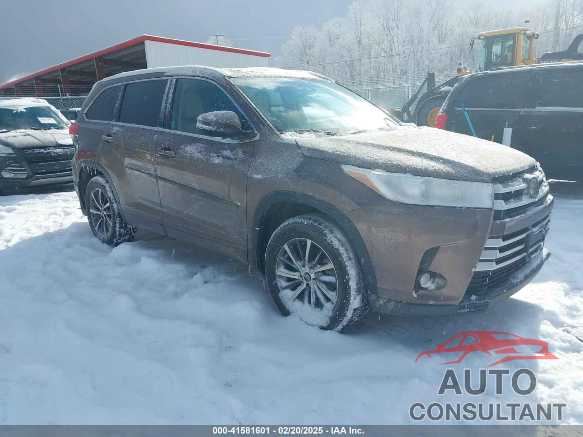 TOYOTA HIGHLANDER 2018 - 5TDJZRFH4JS894806