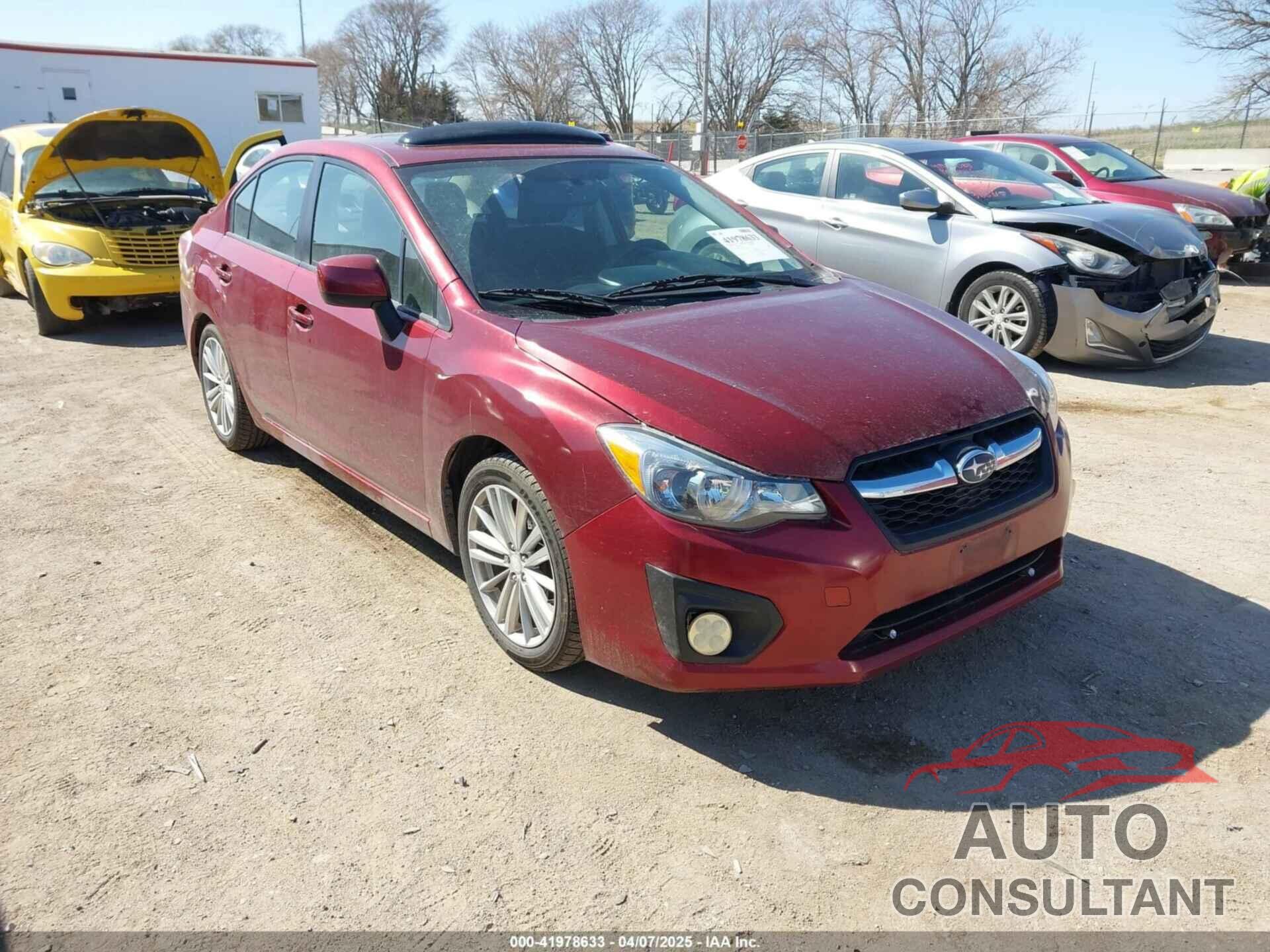 SUBARU IMPREZA 2012 - JF1GJAD69CH023465