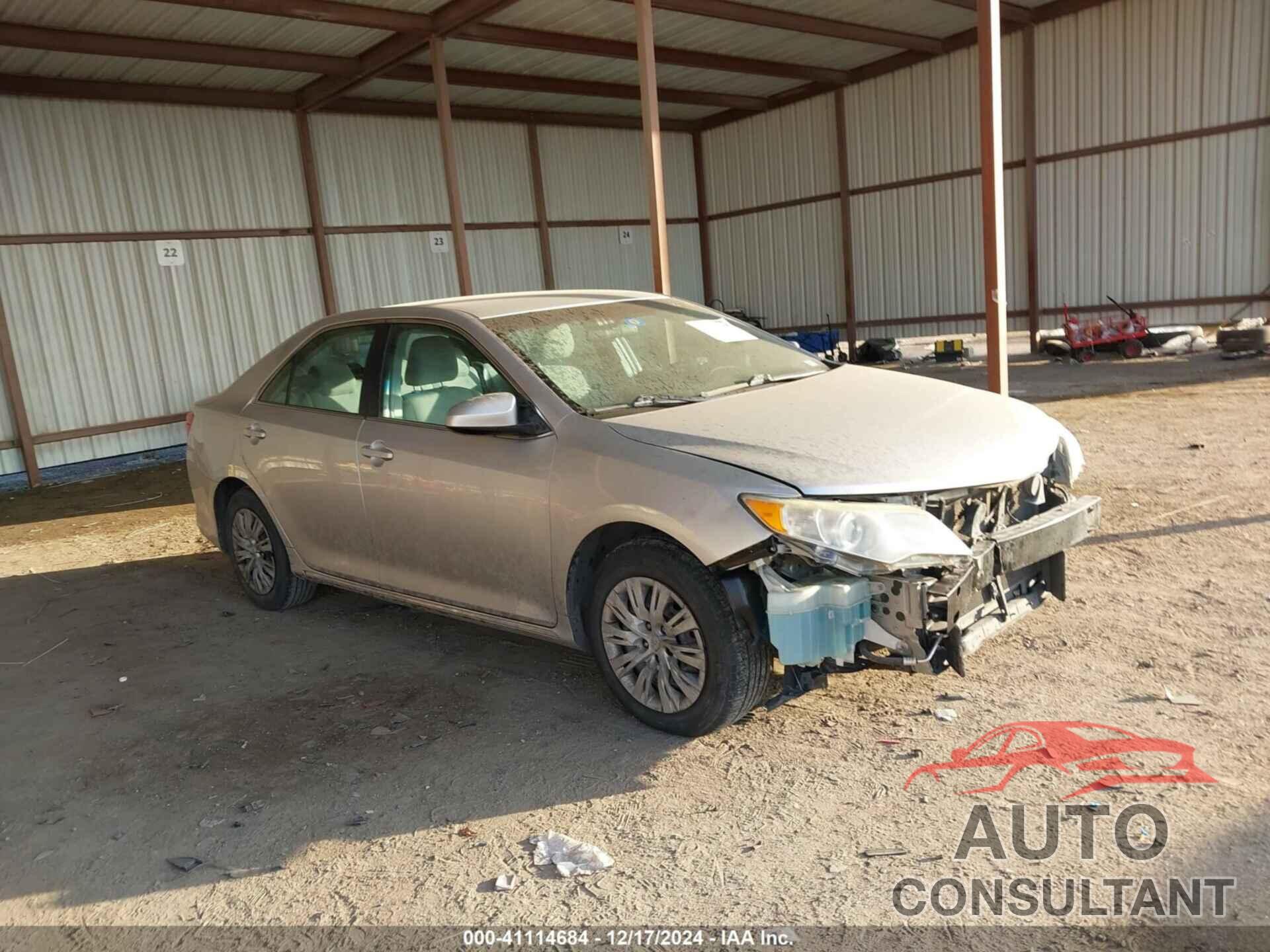 TOYOTA CAMRY 2013 - 4T4BF1FK0DR313734