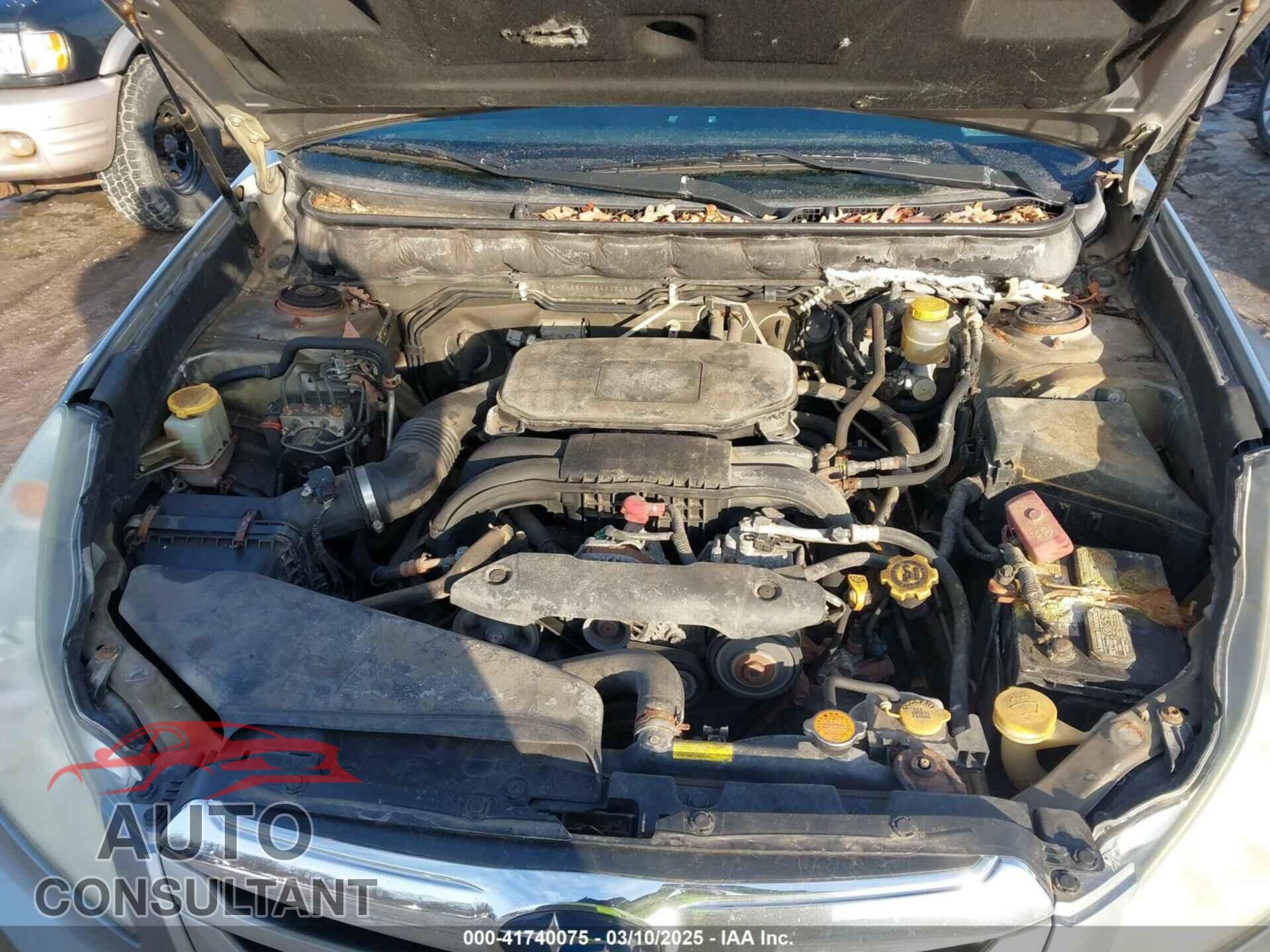 SUBARU OUTBACK 2010 - 4S4BRBCC8A3382595