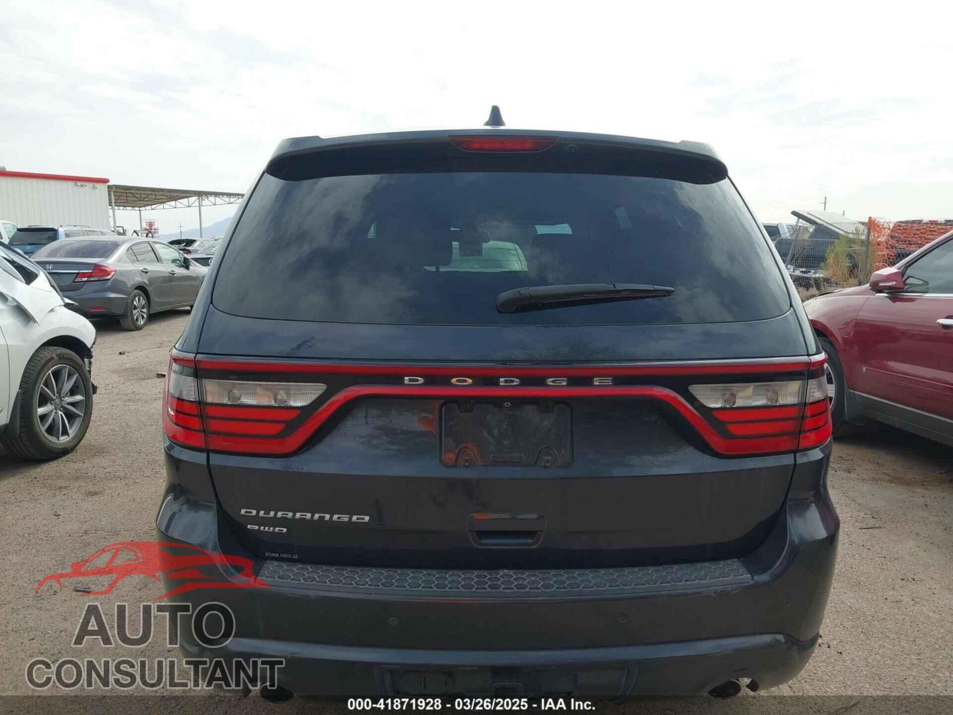 DODGE DURANGO 2015 - 1C4RDJAG7FC187984