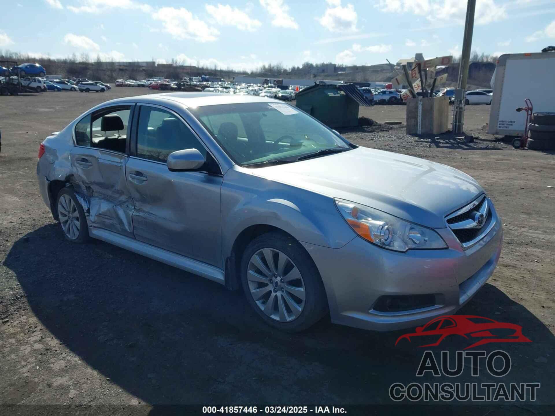 SUBARU LEGACY 2012 - 4S3BMBK65C3036618