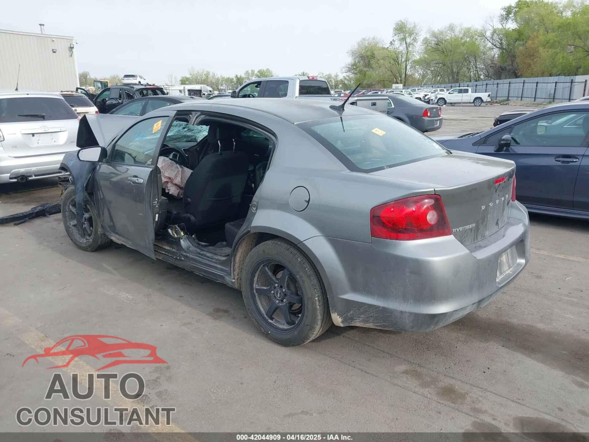 DODGE AVENGER 2012 - 1C3CDZCB1CN266299