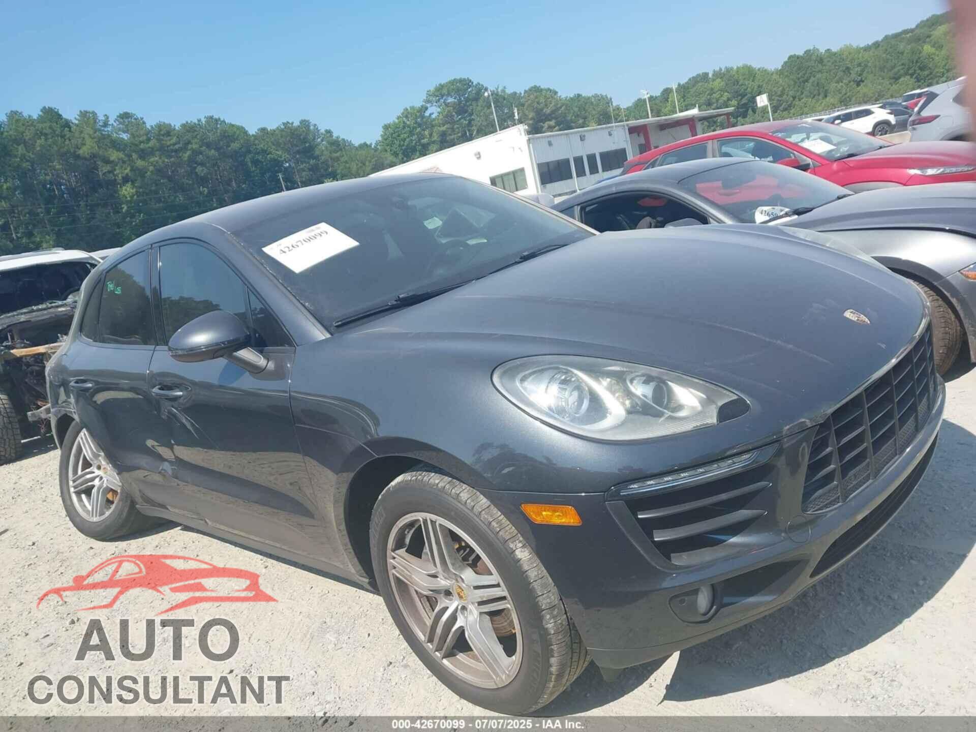 PORSCHE MACAN 2017 - WP1AA2A52HLB04764