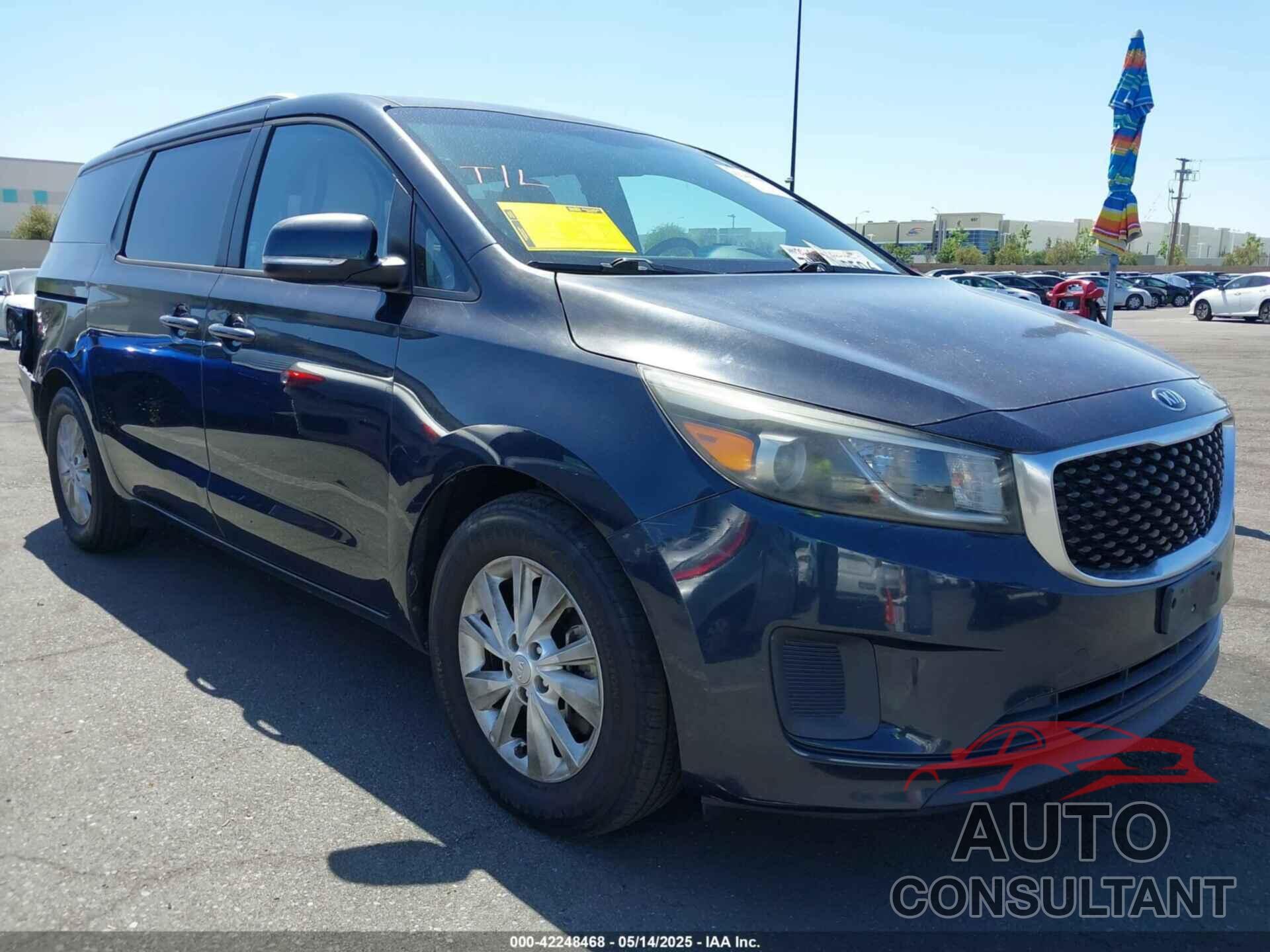 KIA SEDONA 2016 - KNDMB5C16G6088895