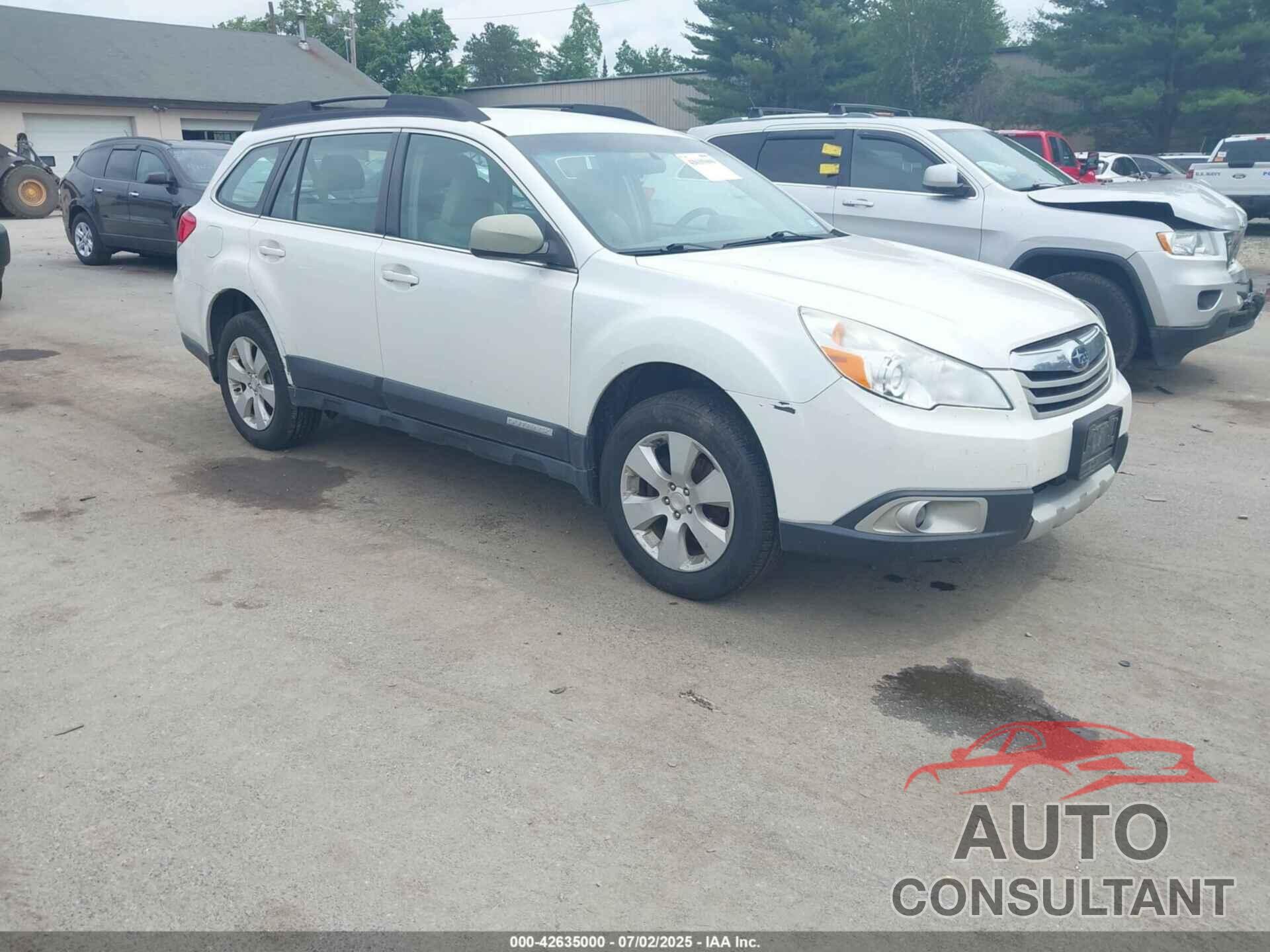 SUBARU OUTBACK 2012 - 4S4BRBAC1C3296230