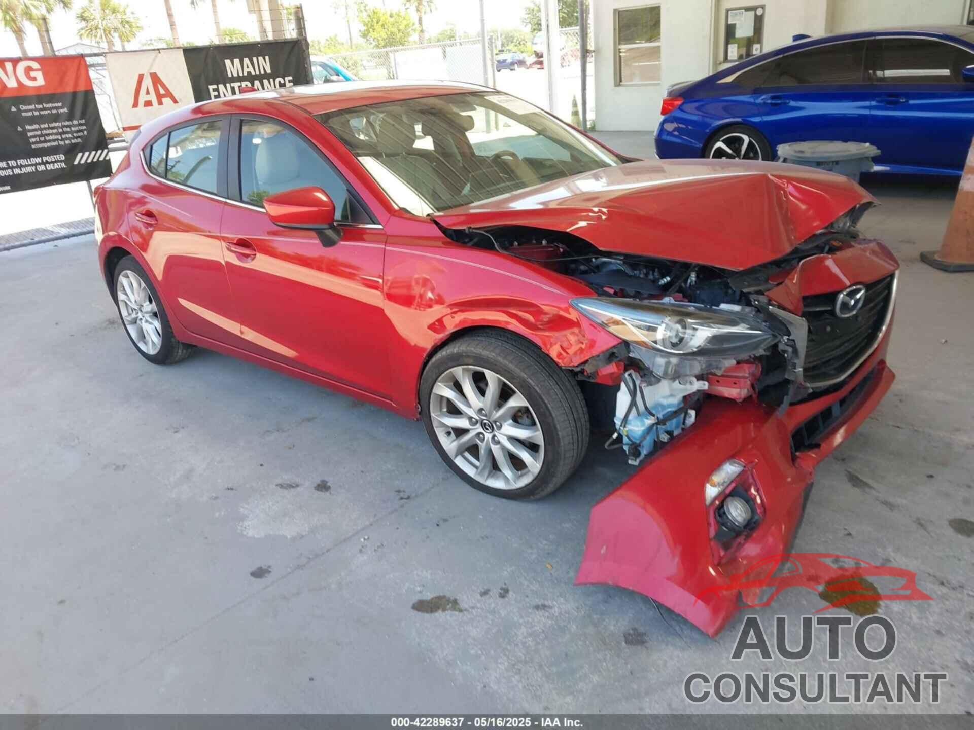MAZDA MAZDA3 2015 - JM1BM1M30F1224119