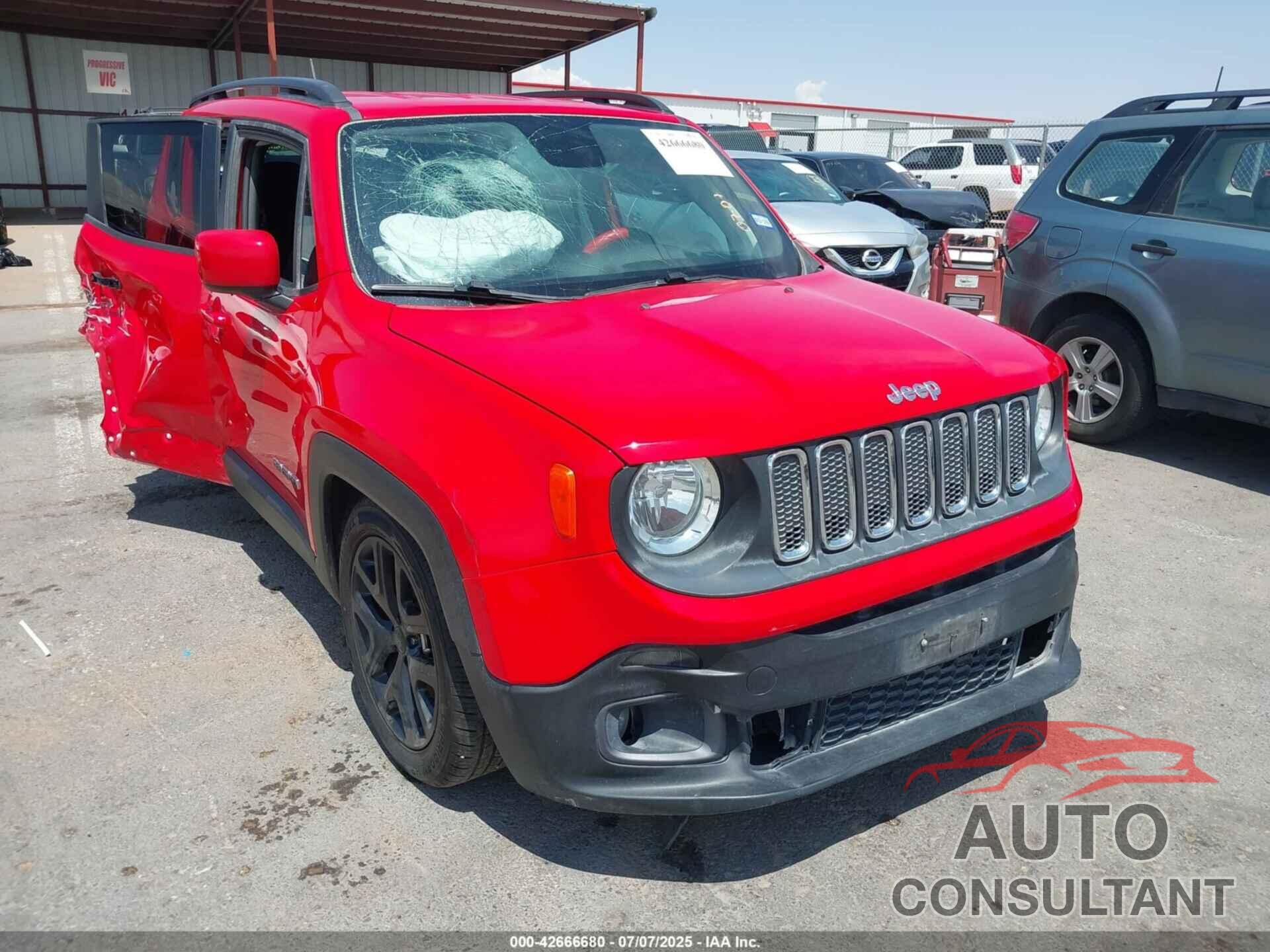 JEEP RENEGADE 2018 - ZACCJABB2JPH19115