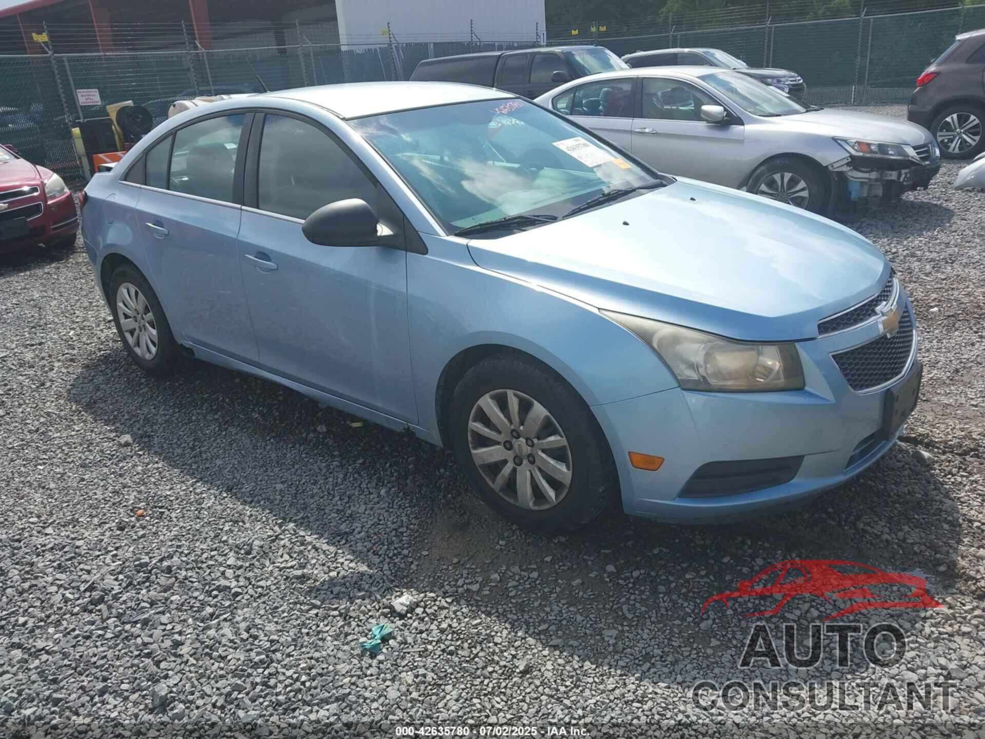 CHEVROLET CRUZE 2011 - 1G1PC5SH9B7189546
