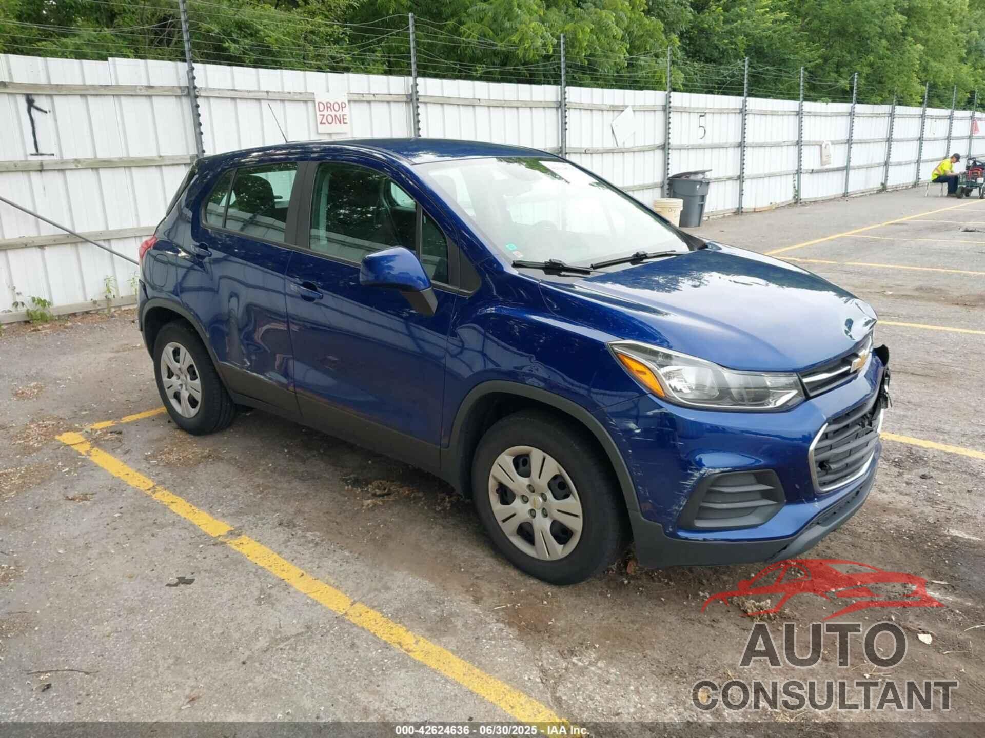 CHEVROLET TRAX 2017 - 3GNCJKSB6HL174732