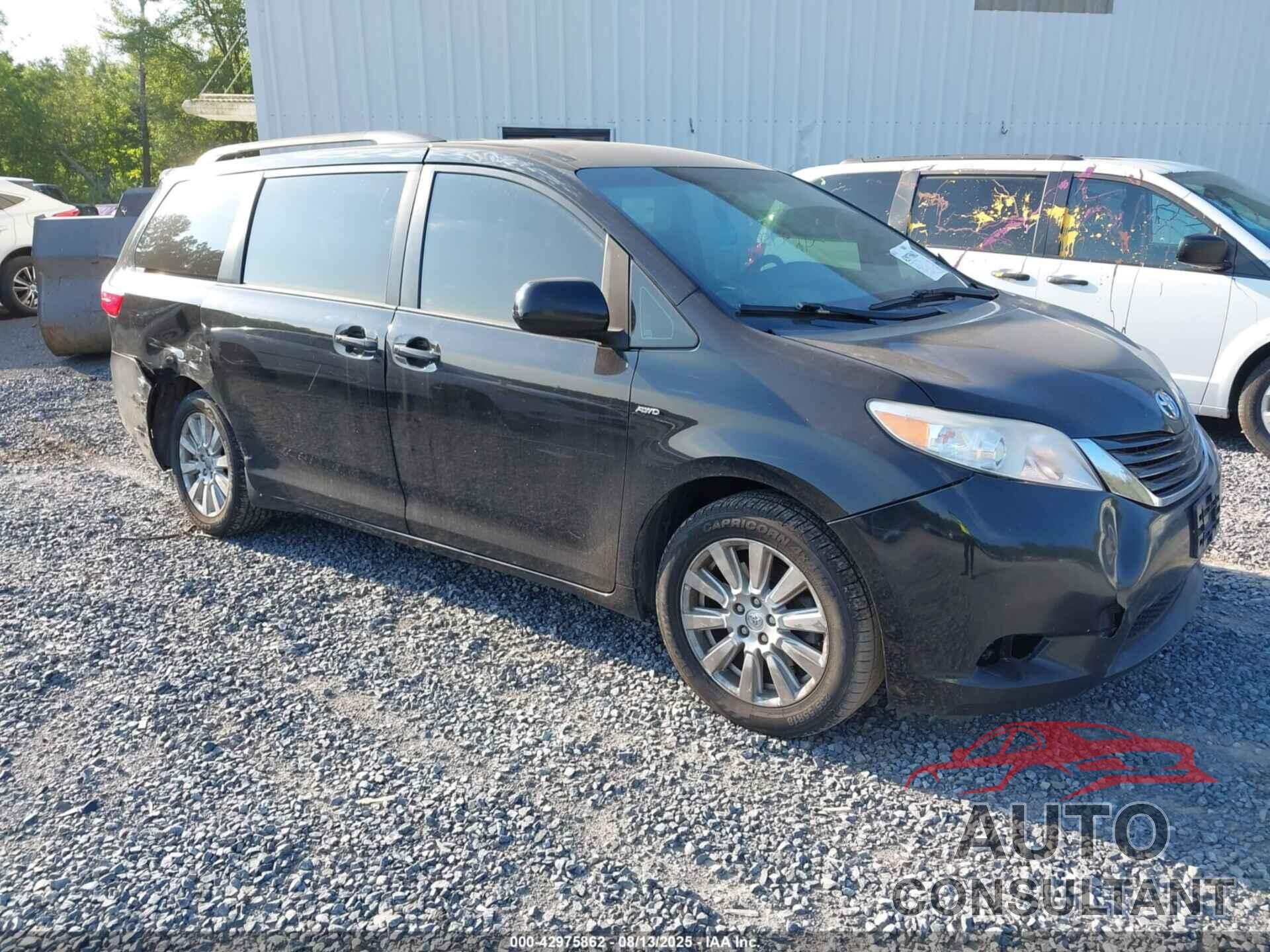 TOYOTA SIENNA 2017 - 5TDJZ3DC0HS167239