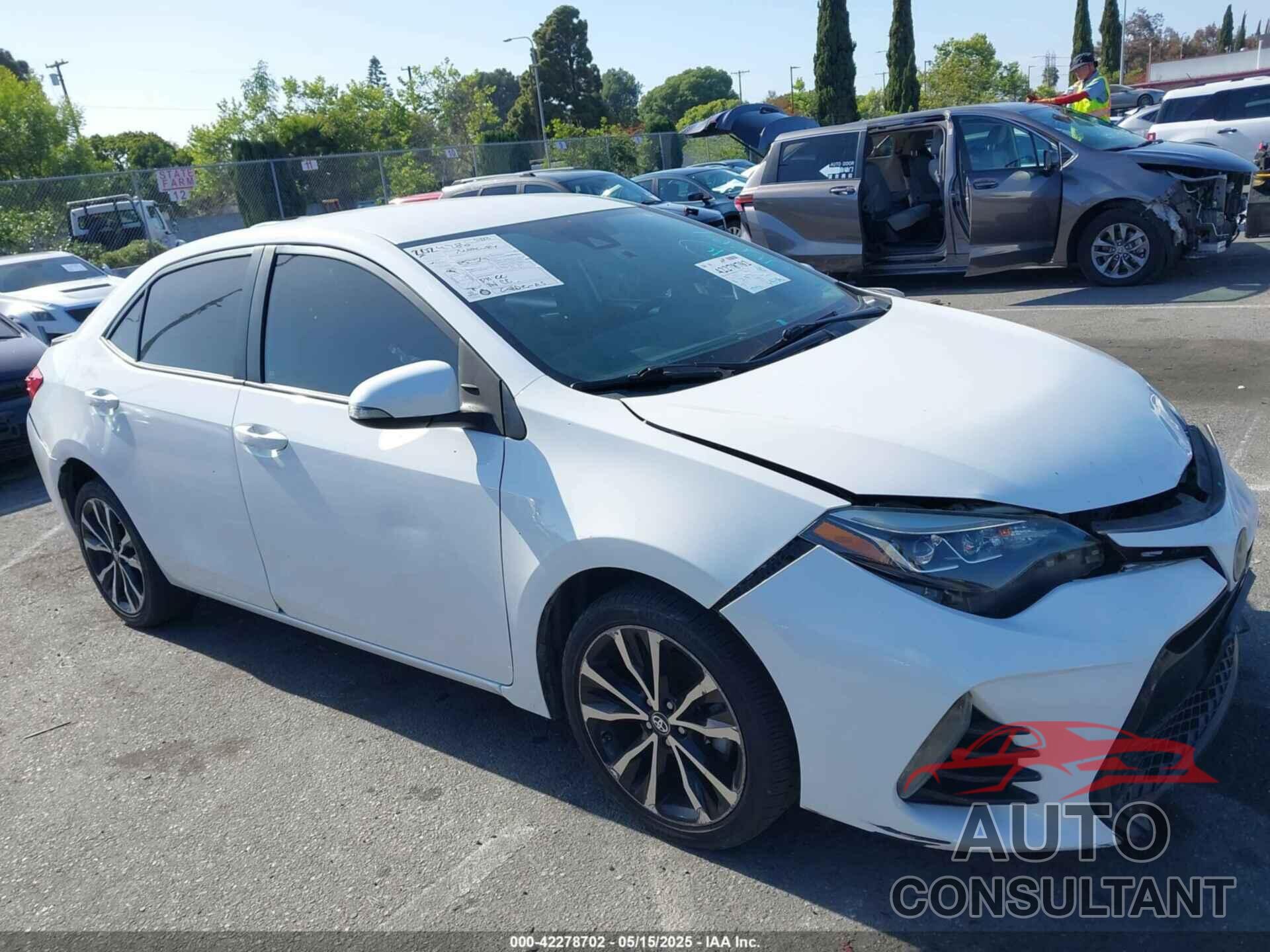 TOYOTA COROLLA 2017 - 5YFBURHE3HP699014