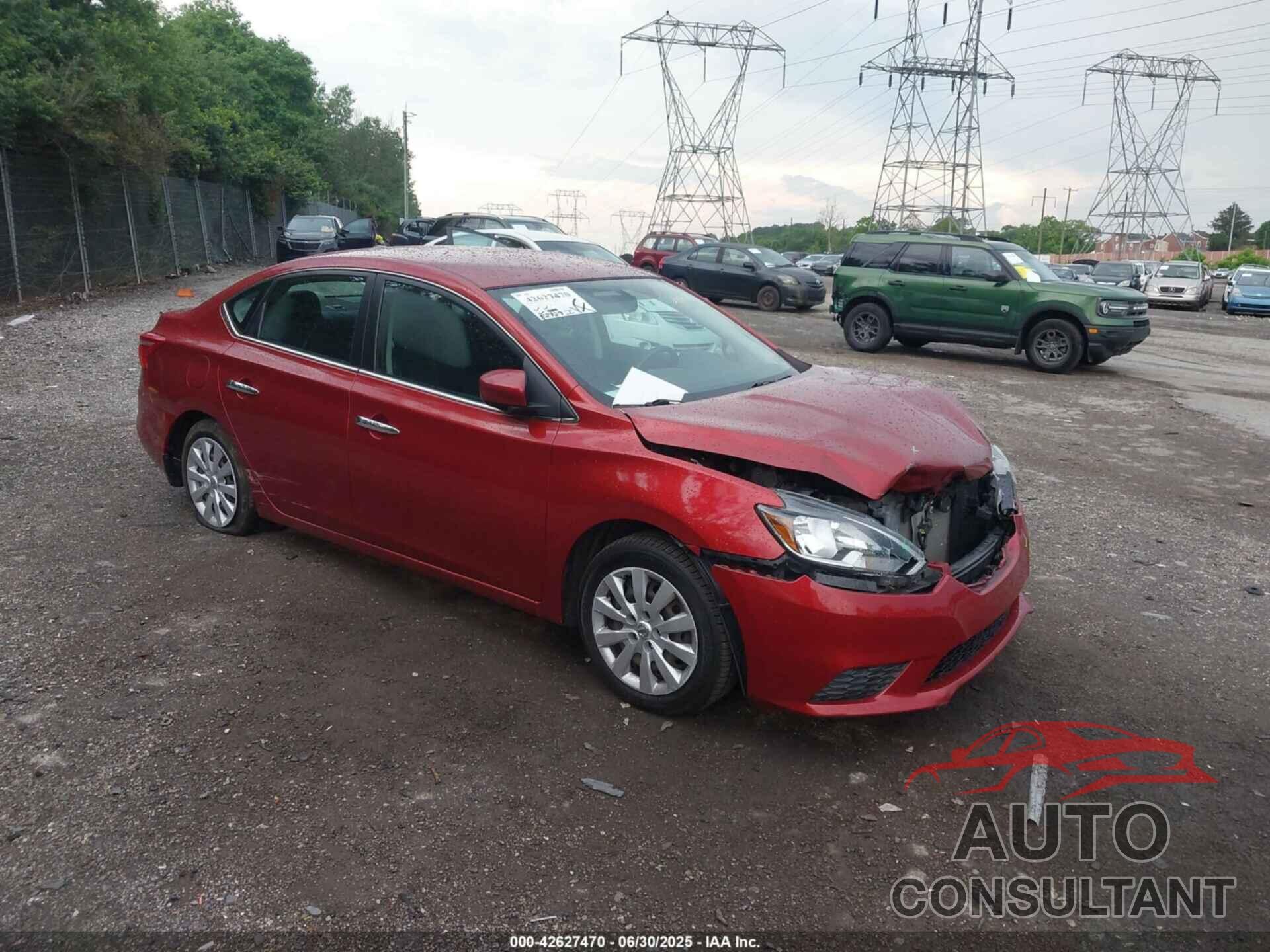 NISSAN SENTRA 2016 - 3N1AB7AP0GY215920
