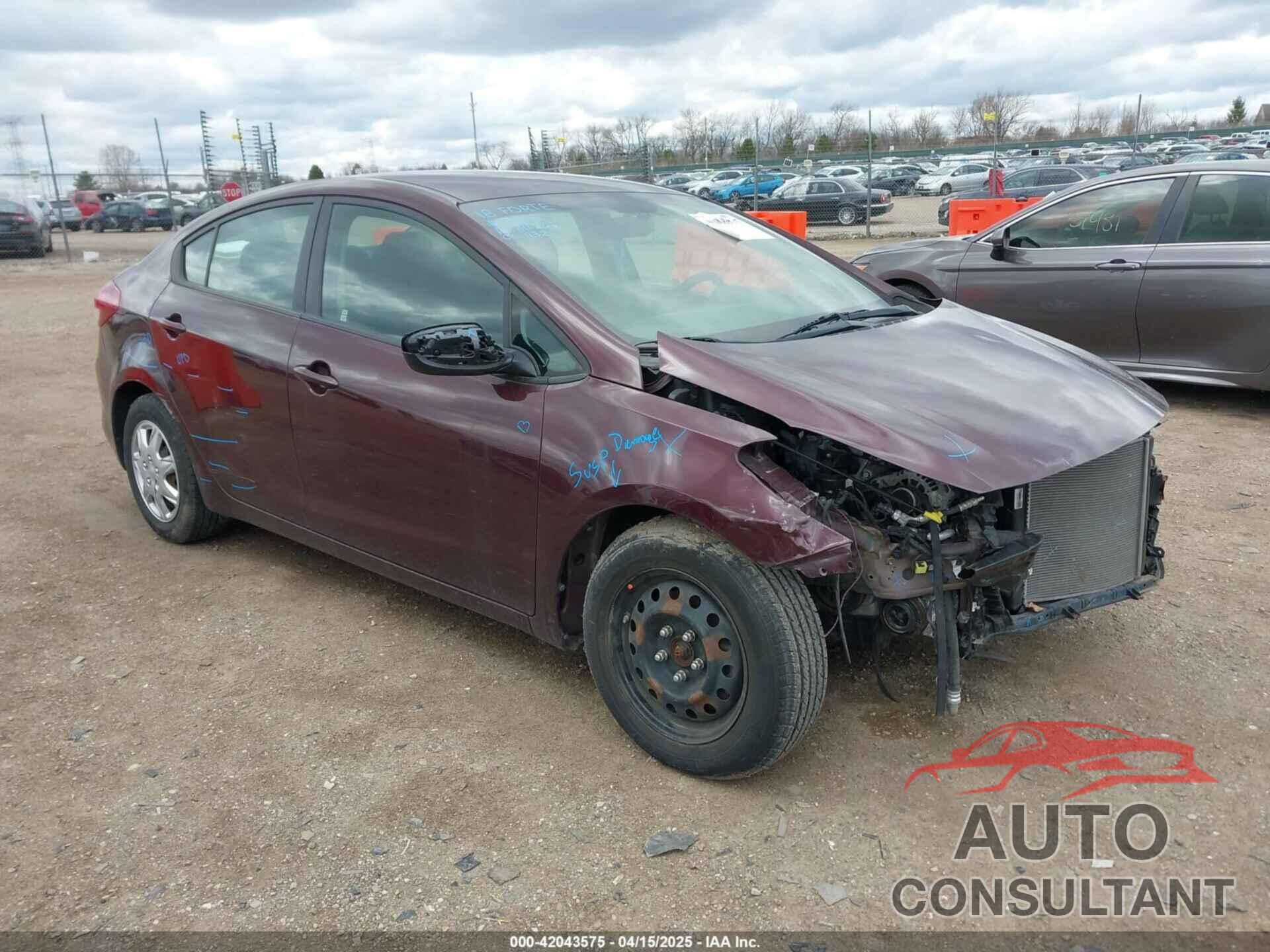 KIA FORTE 2018 - 3KPFK4A76JE206522