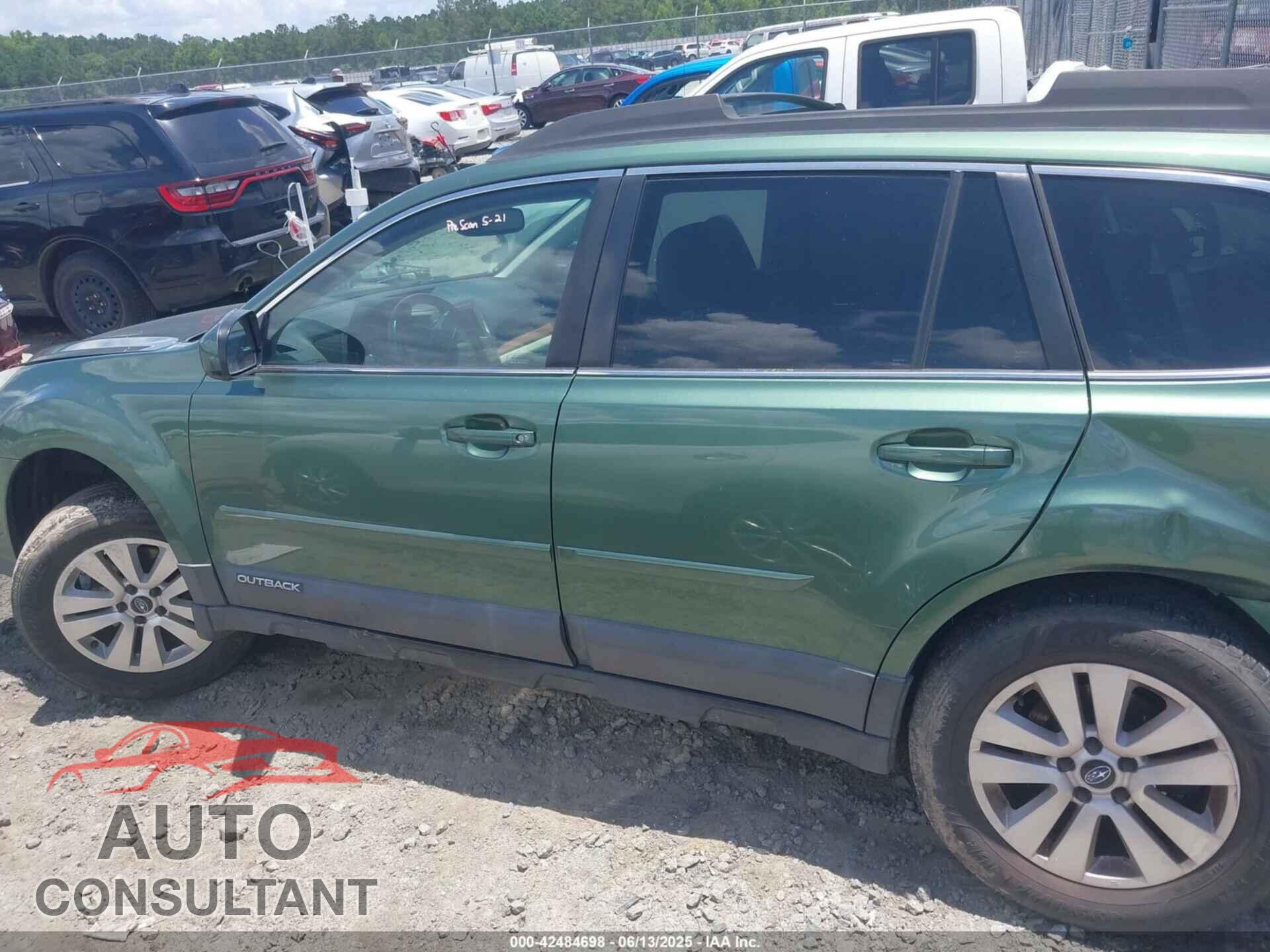 SUBARU OUTBACK 2013 - 4S4BRDKC0D2207085