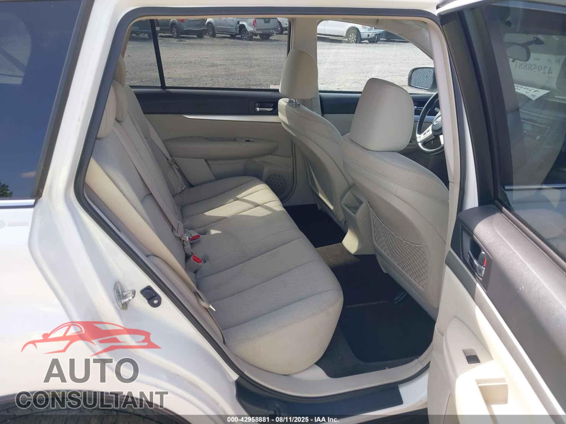 SUBARU OUTBACK 2011 - 04S4BRBCC9B344135