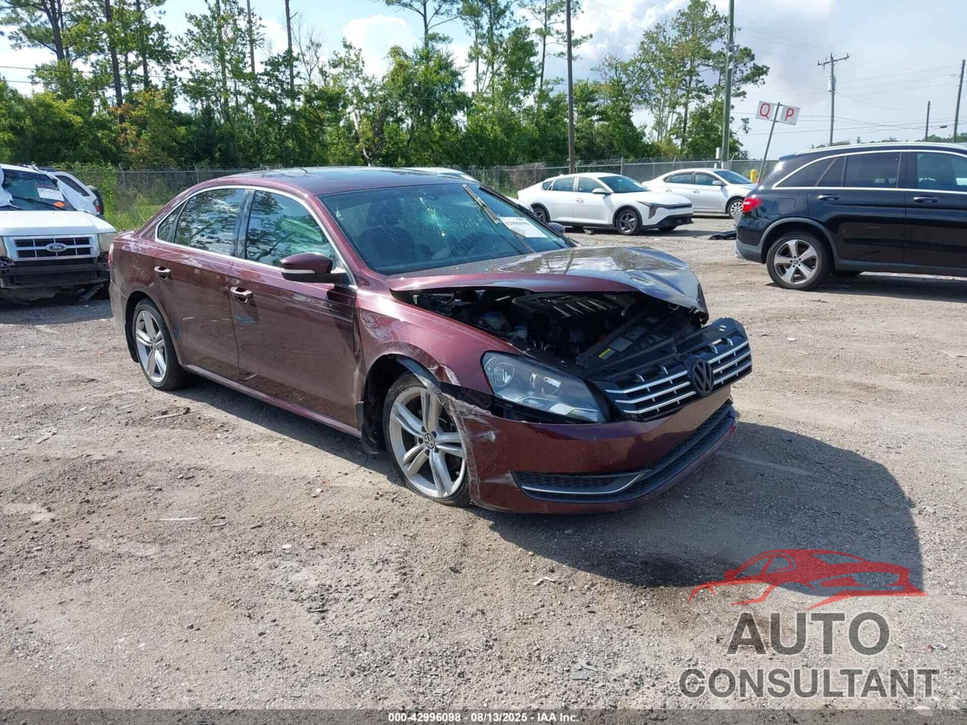 VOLKSWAGEN PASSAT 2014 - 1VWBN7A32EC090962