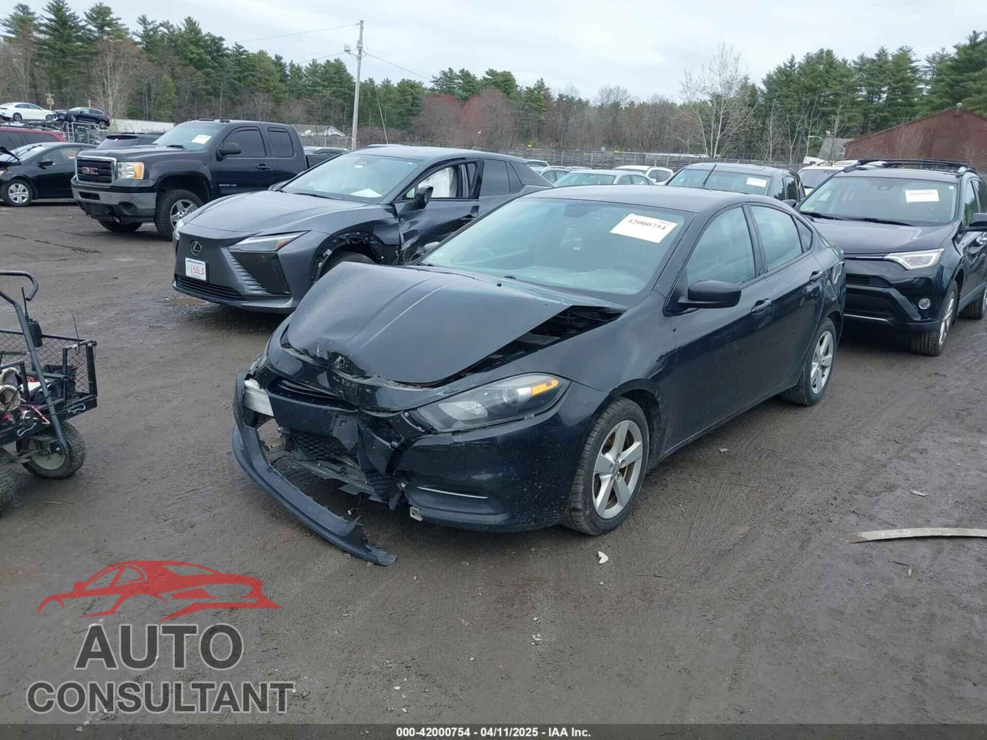 DODGE DART 2015 - 1C3CDFBB3FD193544