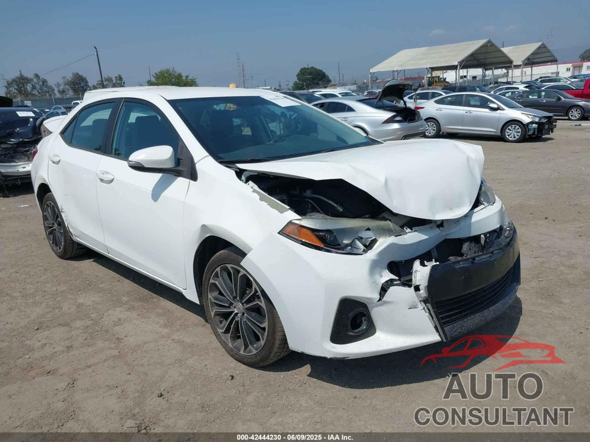 TOYOTA COROLLA 2016 - 5YFBURHE3GP539214