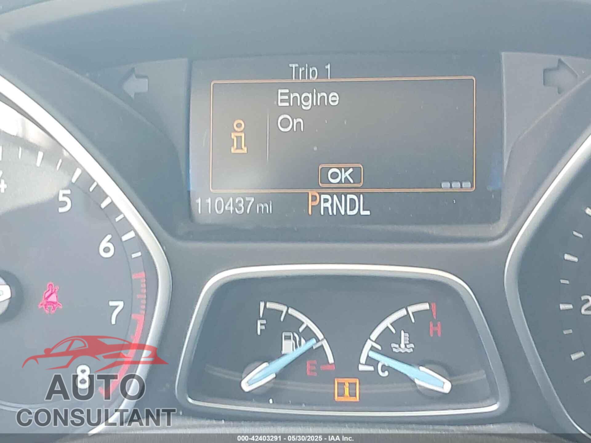 FORD FOCUS 2016 - 1FADP3E27GL270902