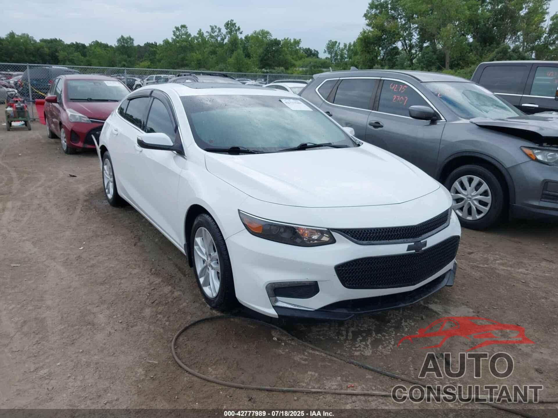 CHEVROLET MALIBU 2016 - 1G1ZE5ST3GF338926