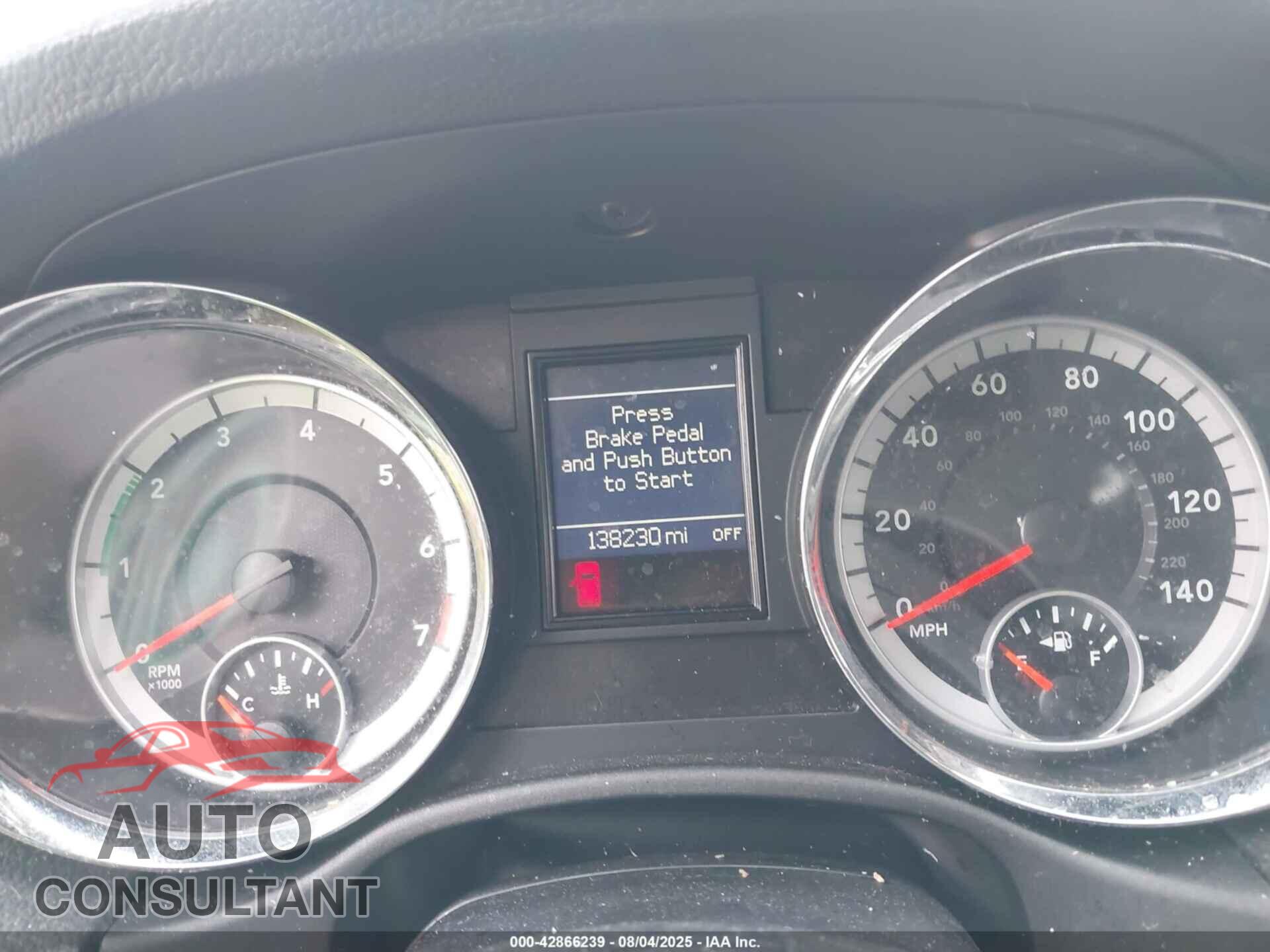 DODGE DURANGO 2013 - 1C4RDJDGXDC554210