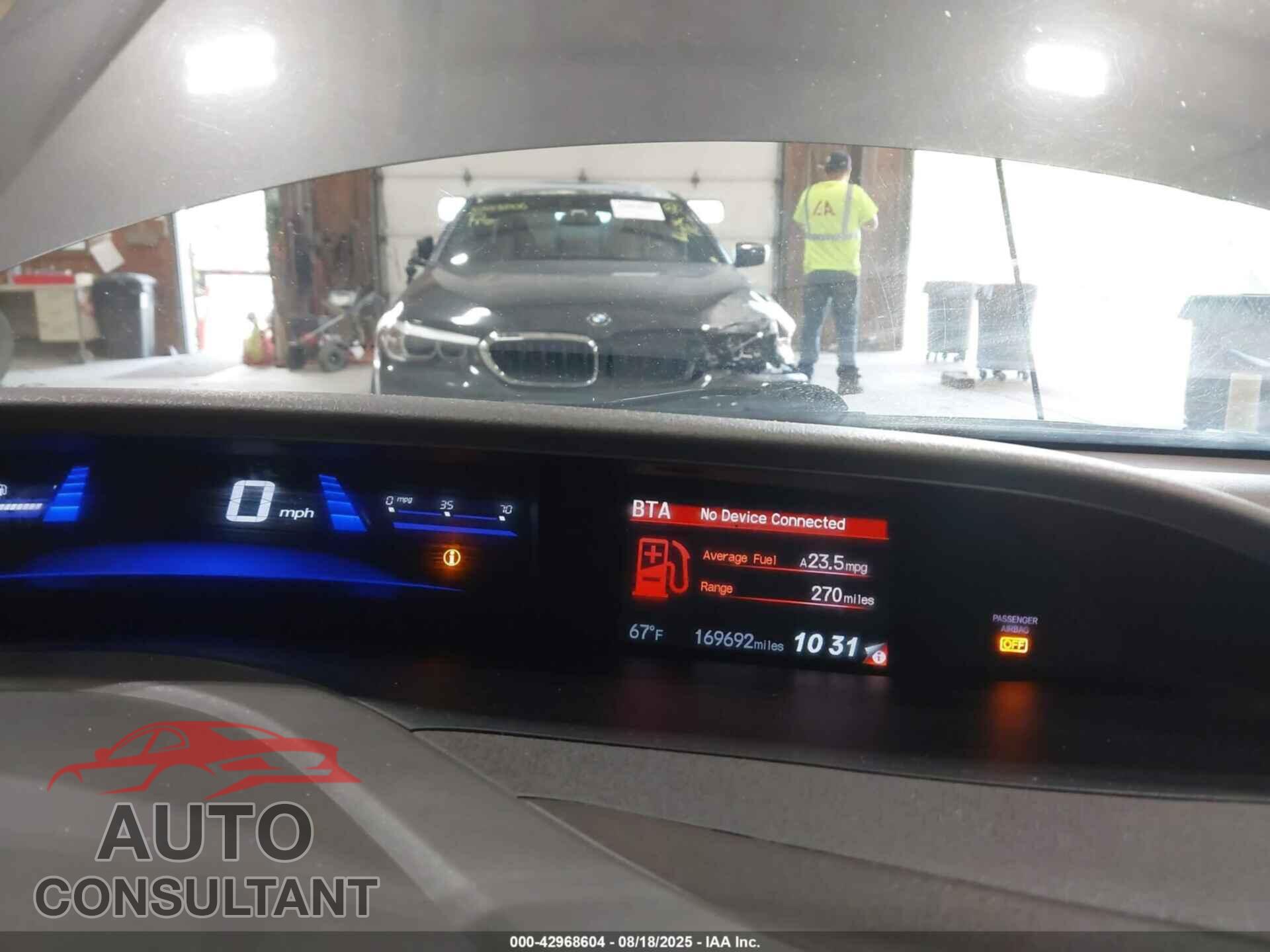 HONDA CIVIC 2012 - 2HGFB2F84CH612152