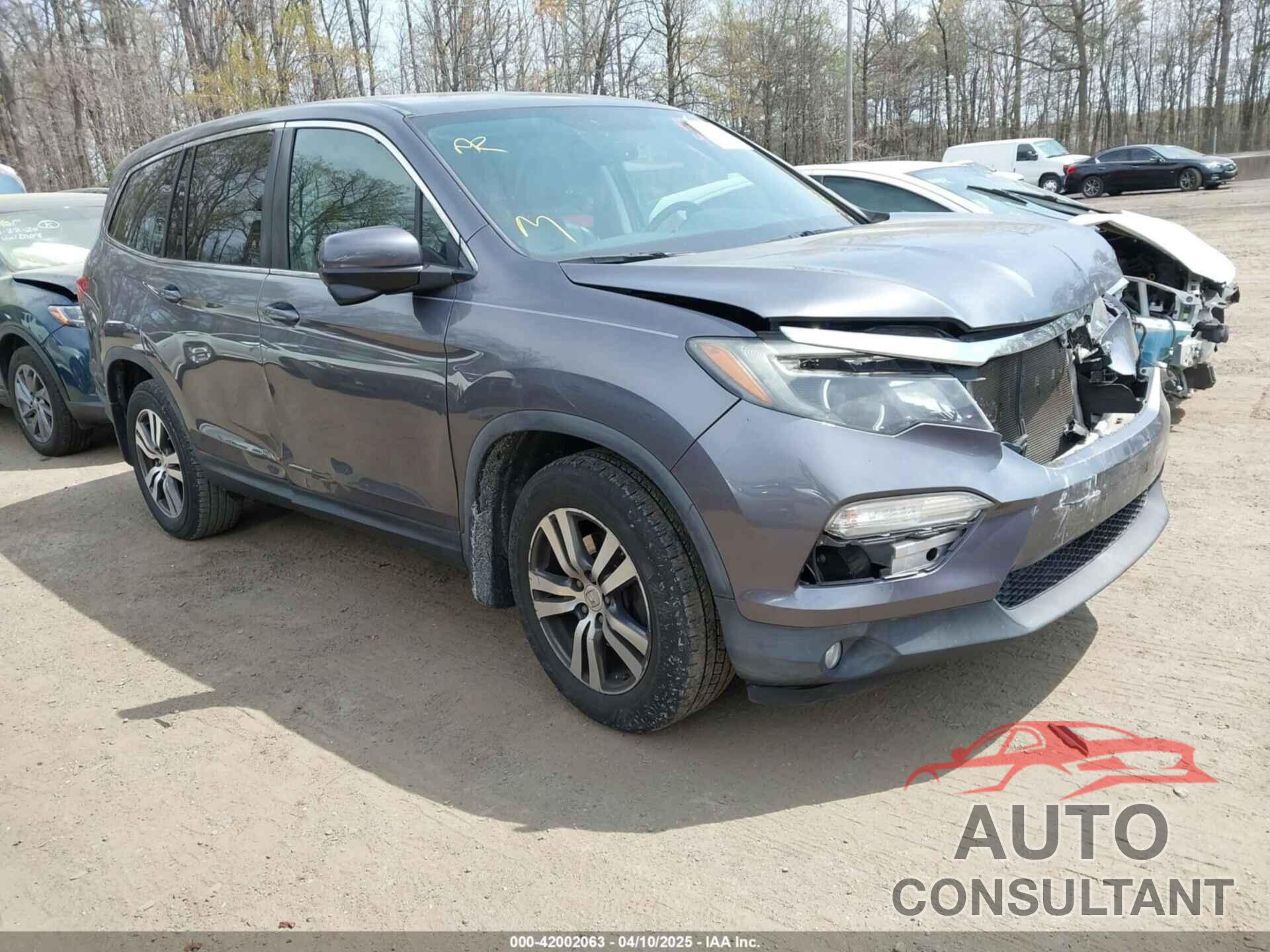 HONDA PILOT 2016 - 5FNYF6H53GB004091