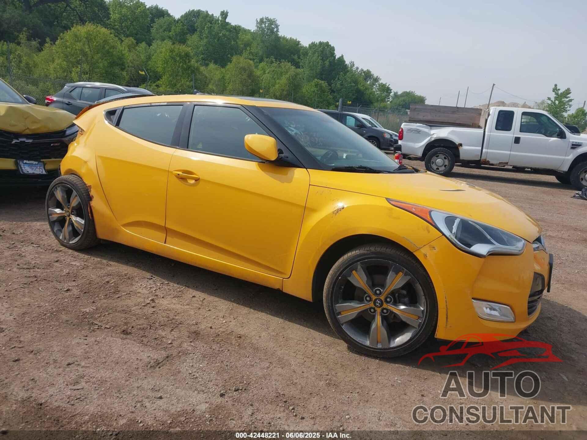 HYUNDAI VELOSTER 2013 - KMHTC6AD7DU161769