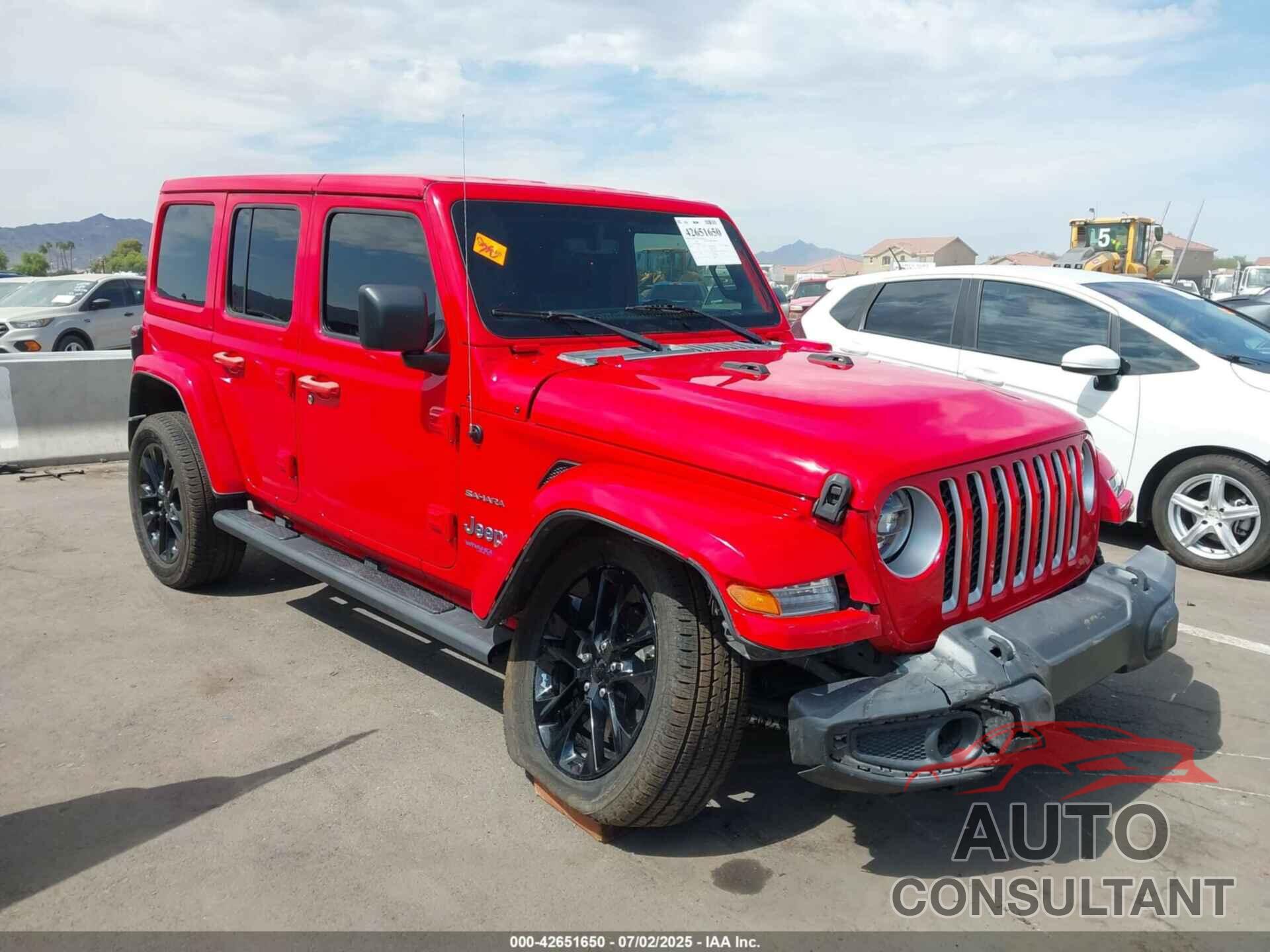 JEEP WRANGLER 4XE 2021 - 1C4JJXP60MW868345